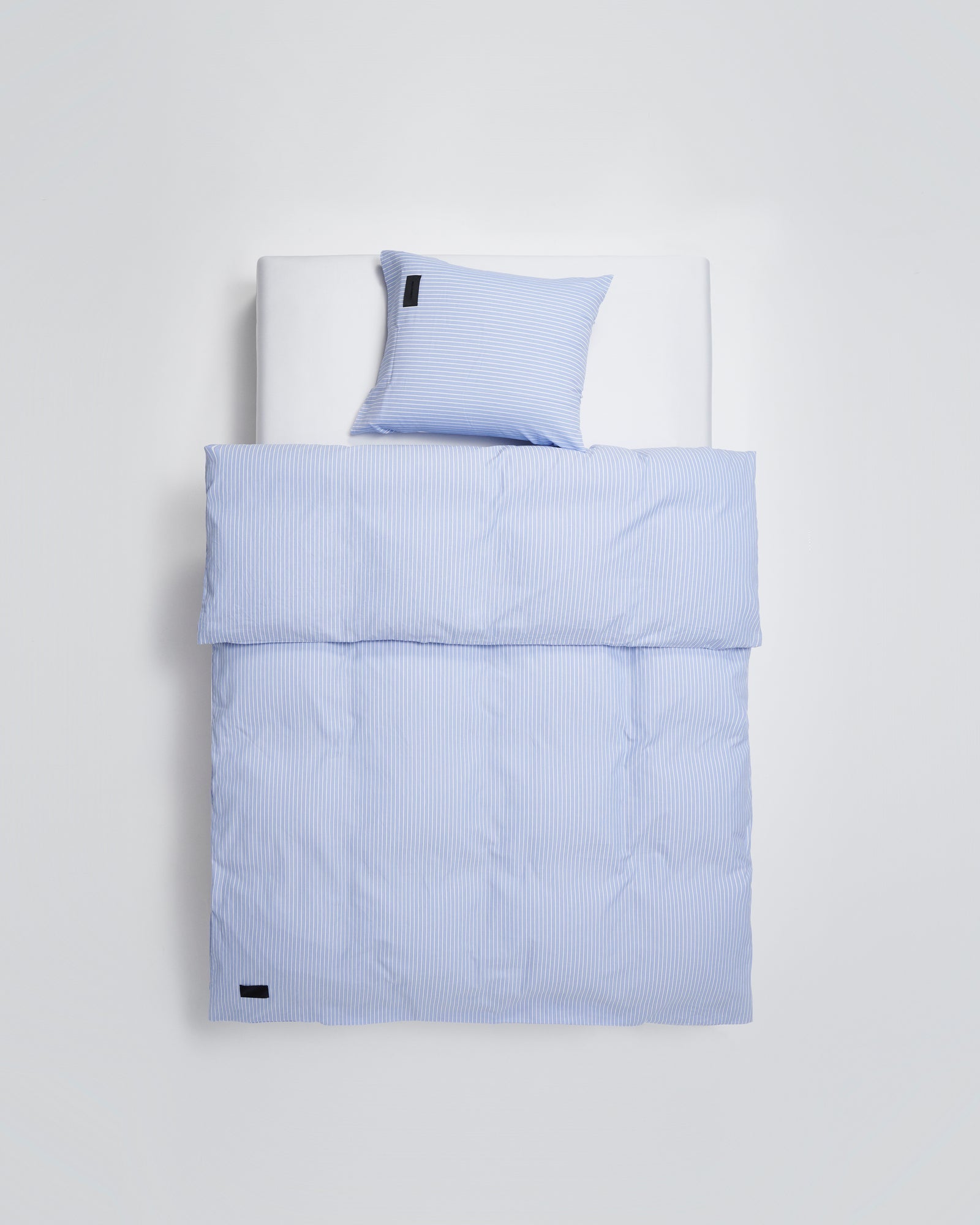 Patchwork Oxford cotton duvet cover softens with washing