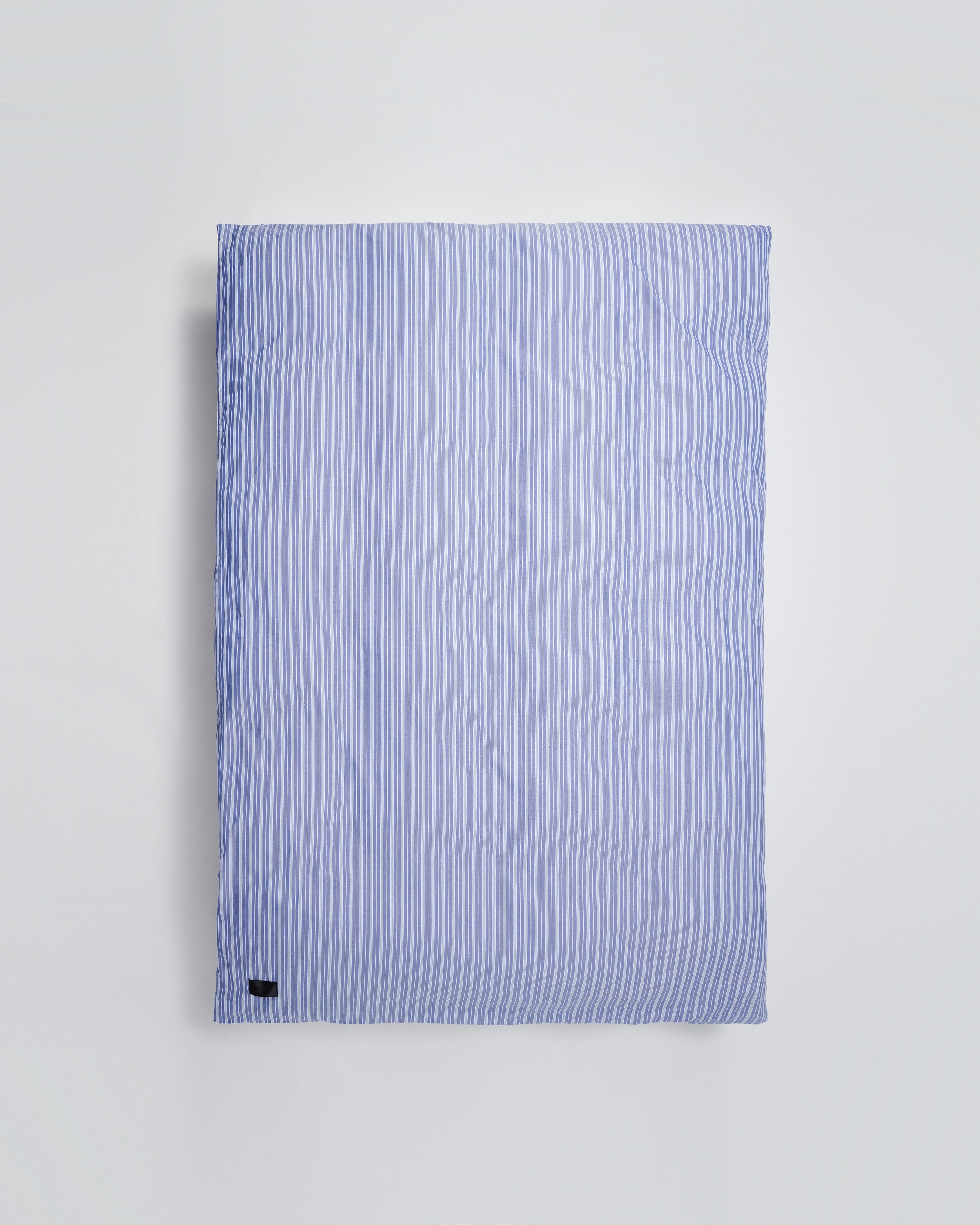 Wall Street duvet cover | Stripe medium blue Oxford
