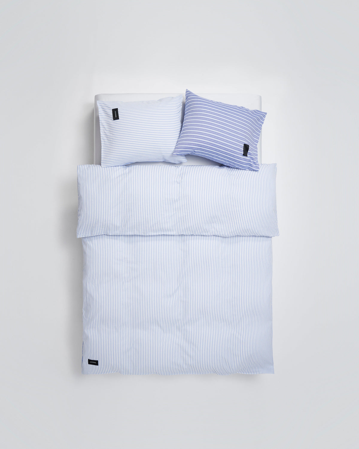 Wall Street duvet cover | Stripe white Oxford