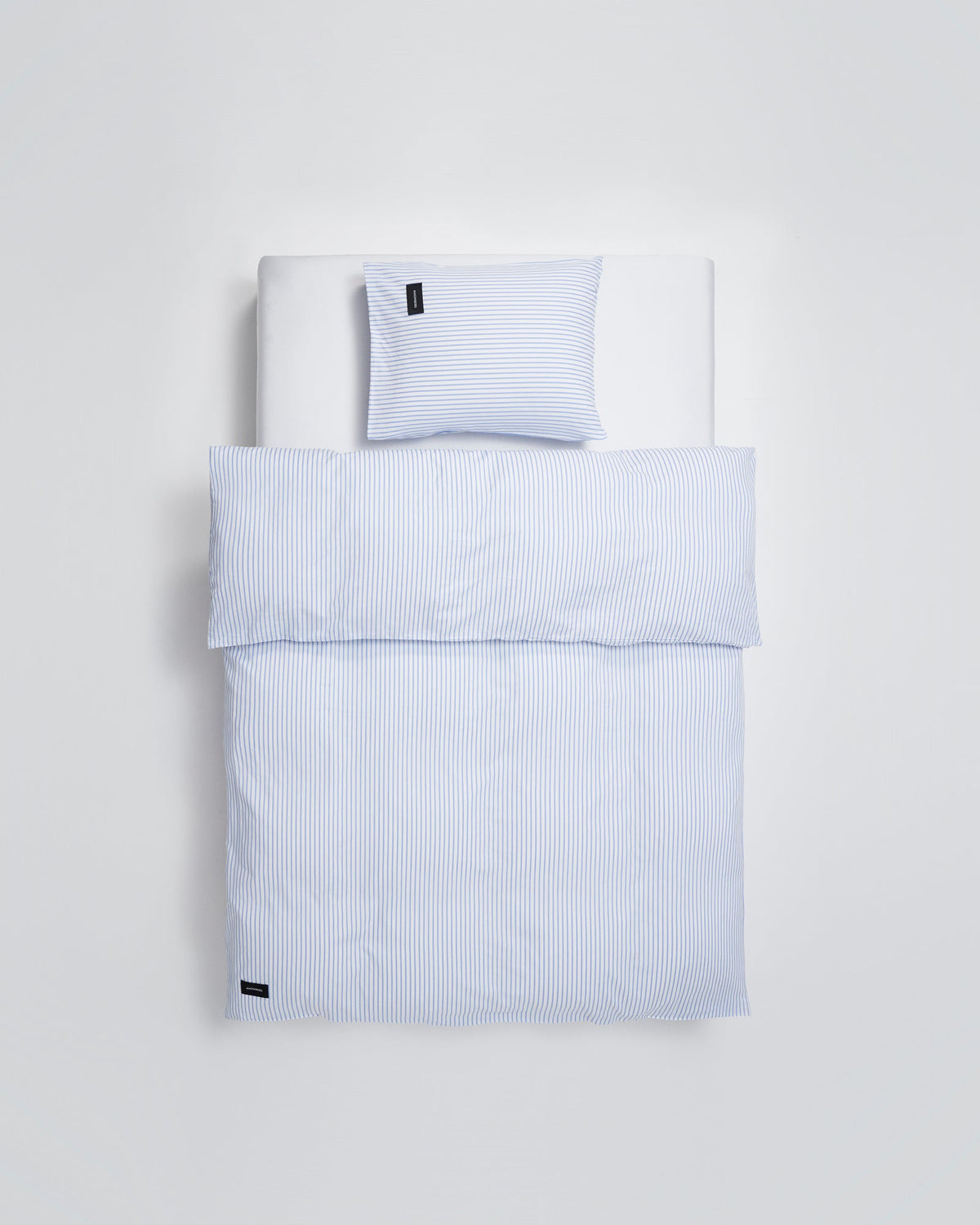 Wall Street duvet cover | Stripe white Oxford