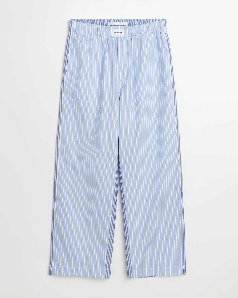 【関税込み】MAGNIBERG ブルー Dolce パジャマパンツ Dolce pants | Italian blue Poplin | Magniberg
