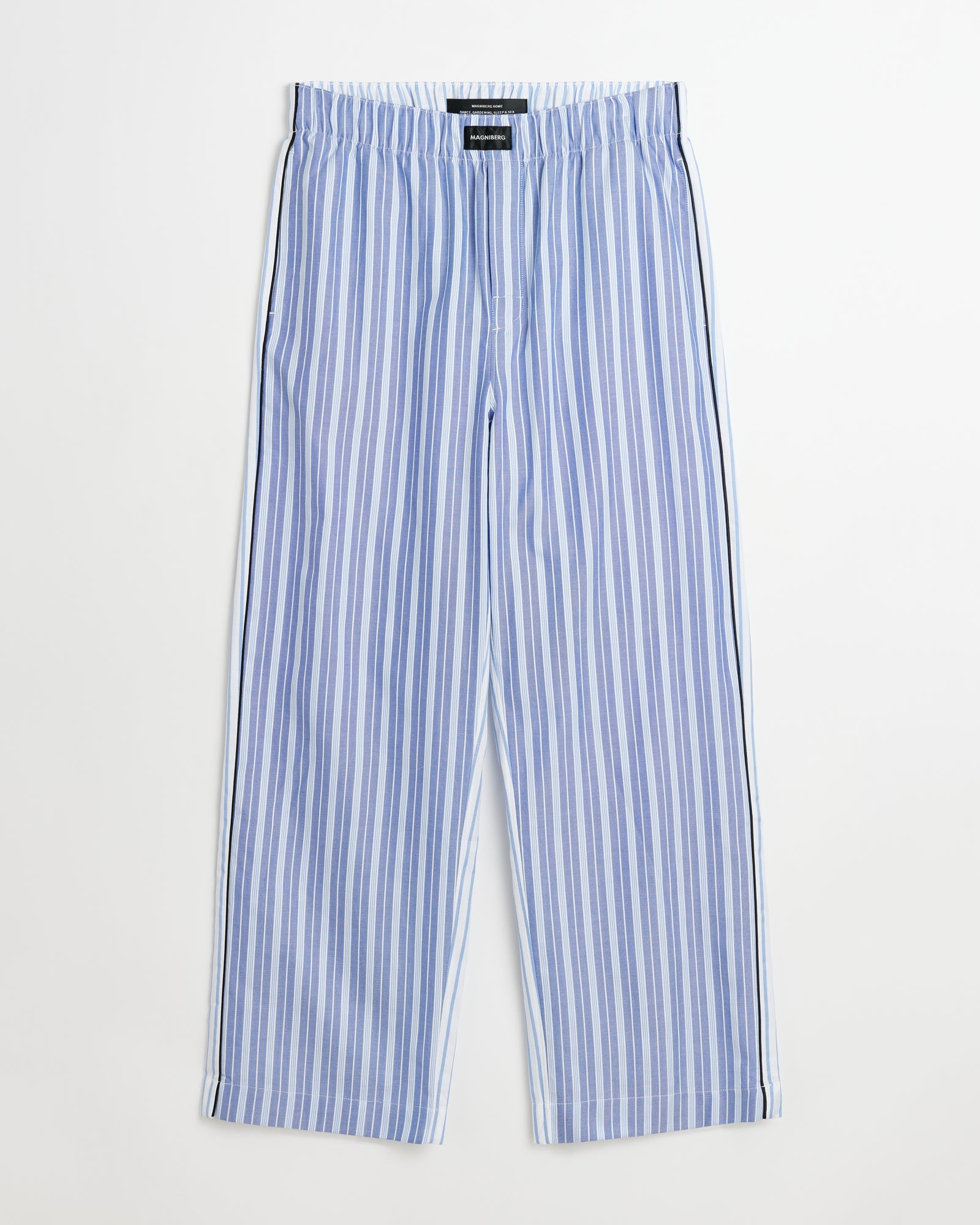 Wall Street pants | Blue stripes two Oxford