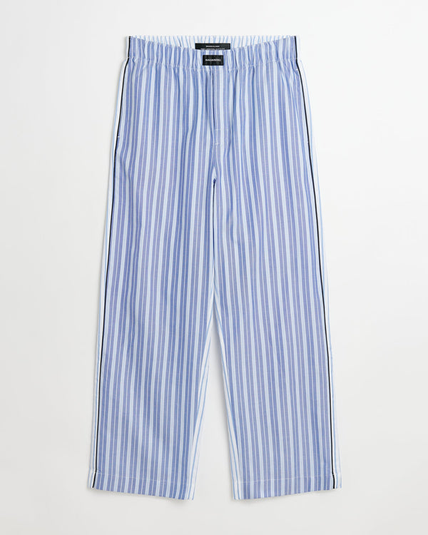 Wall Street pants | Blue stripes two Oxford
