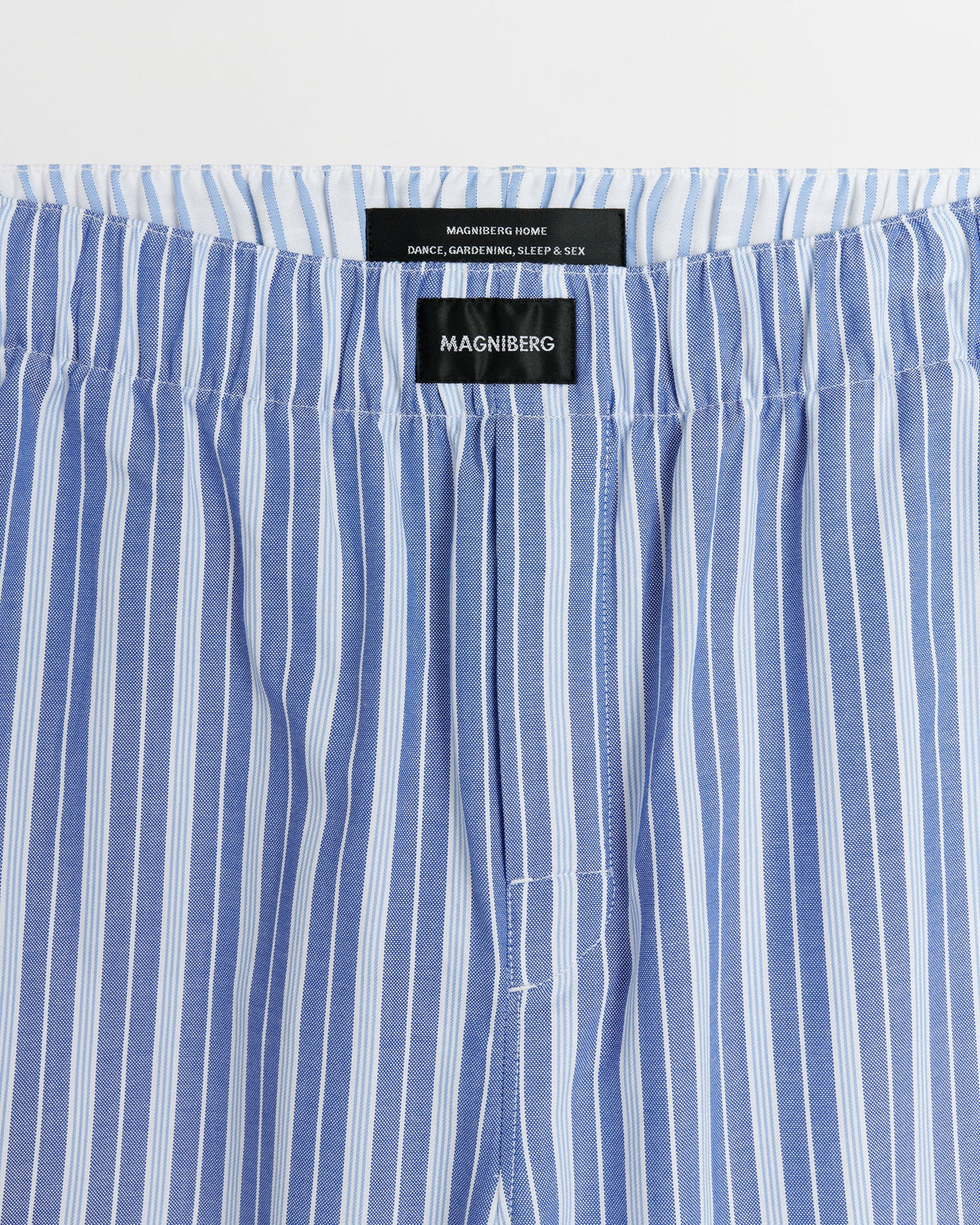 Wall Street pants | Blue stripes two Oxford