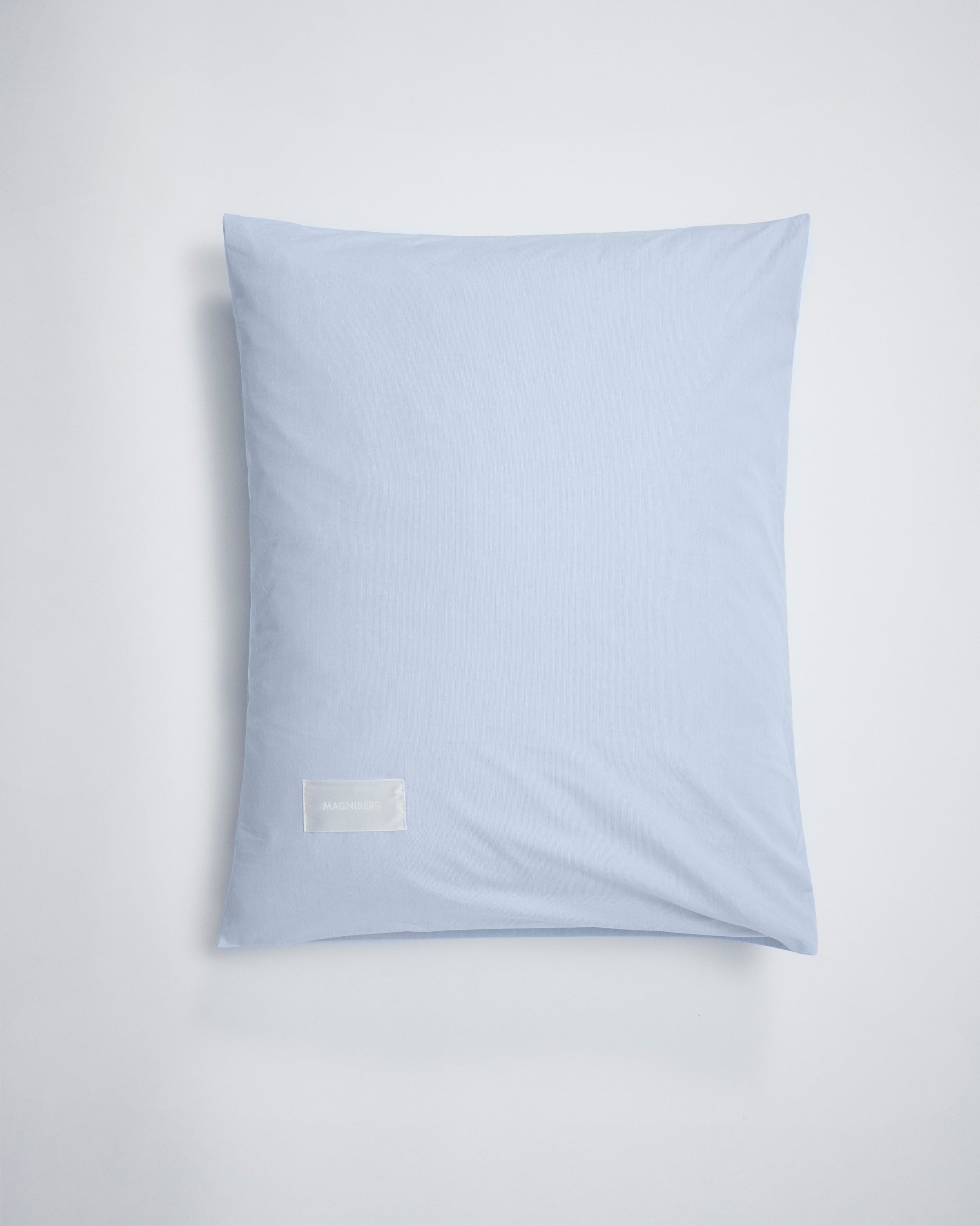 Wall Street pillow case | Light blue striped dots Jacquard
