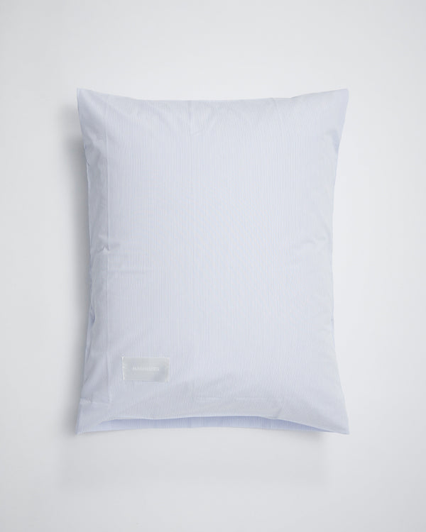 Wall Street pillow case | Light blue stripes Poplin