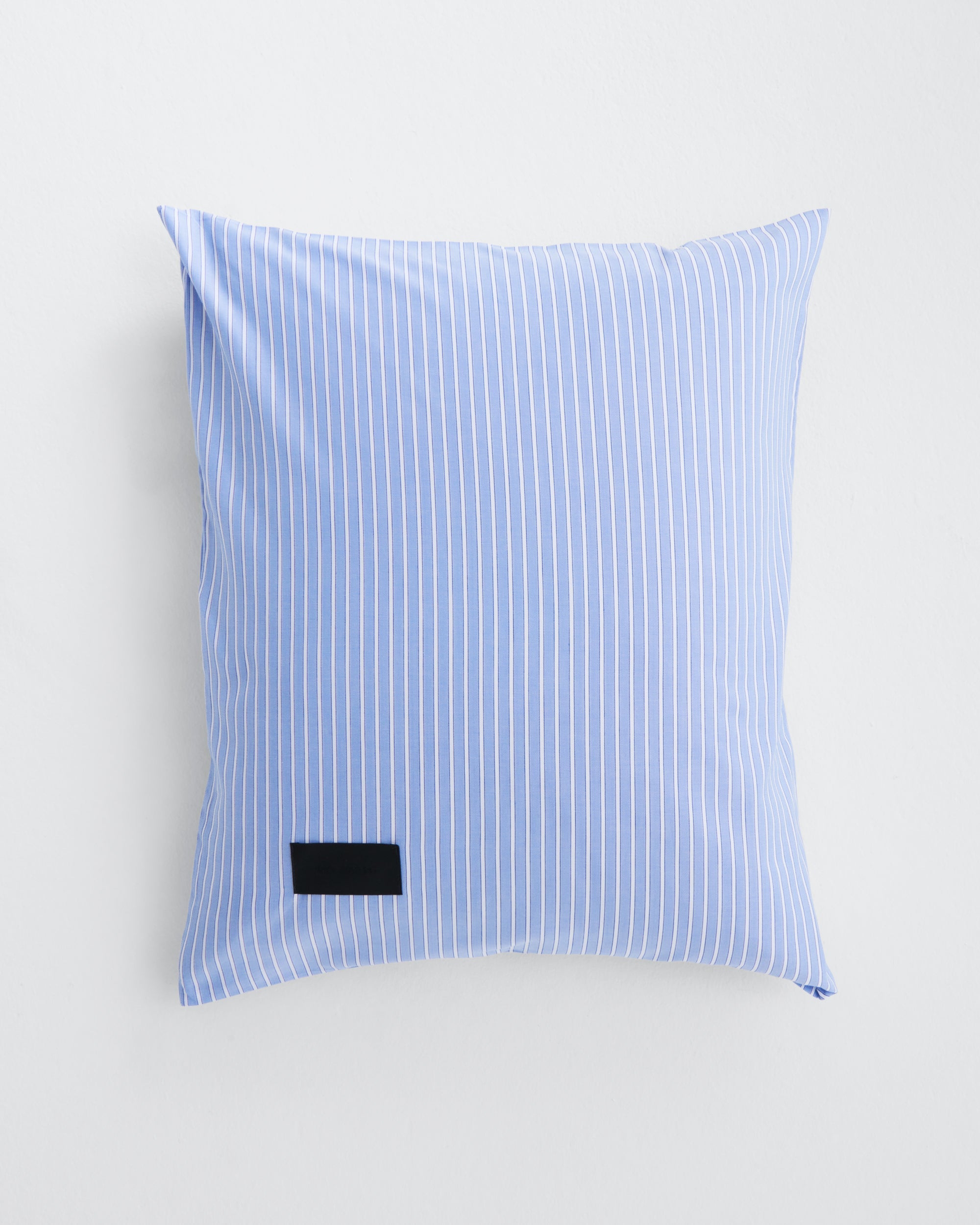 Wall Street pillow case | Stripe light blue Oxford