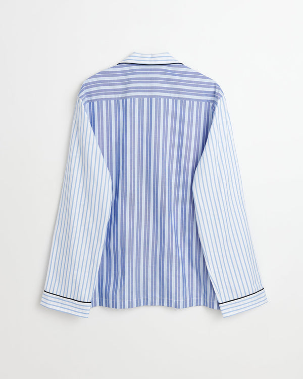 Wall Street shirt | Blue stripes two Oxford