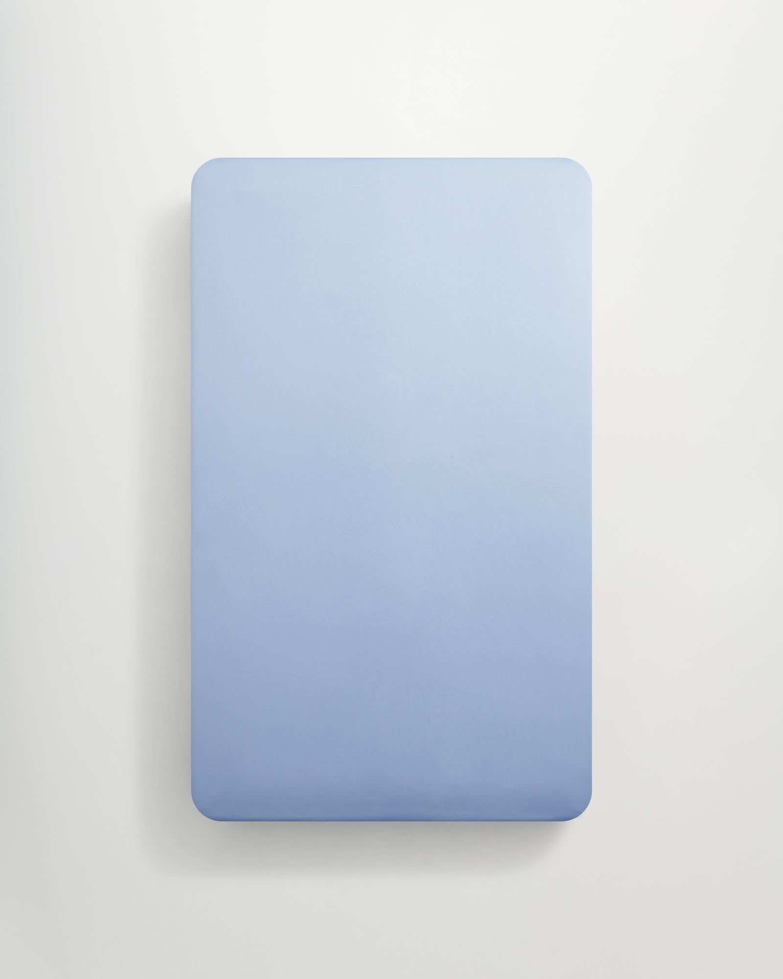 Mother fitted sheet | Haze blue Sateen