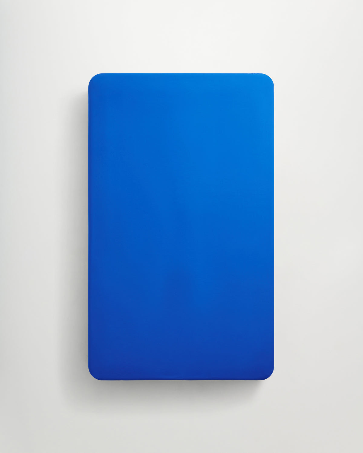 Mother fitted sheet | Italian blue Poplin
