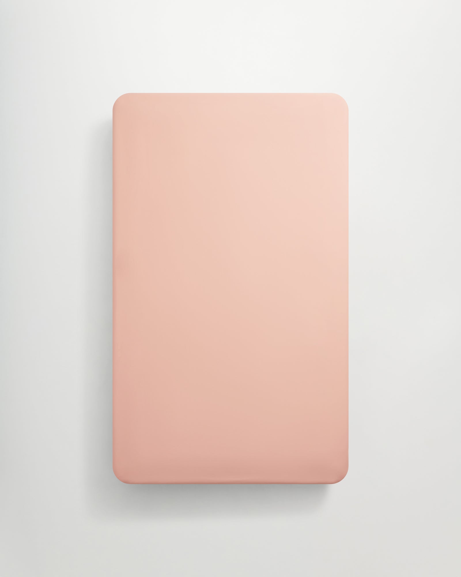 Mother fitted sheet | Peach Poplin