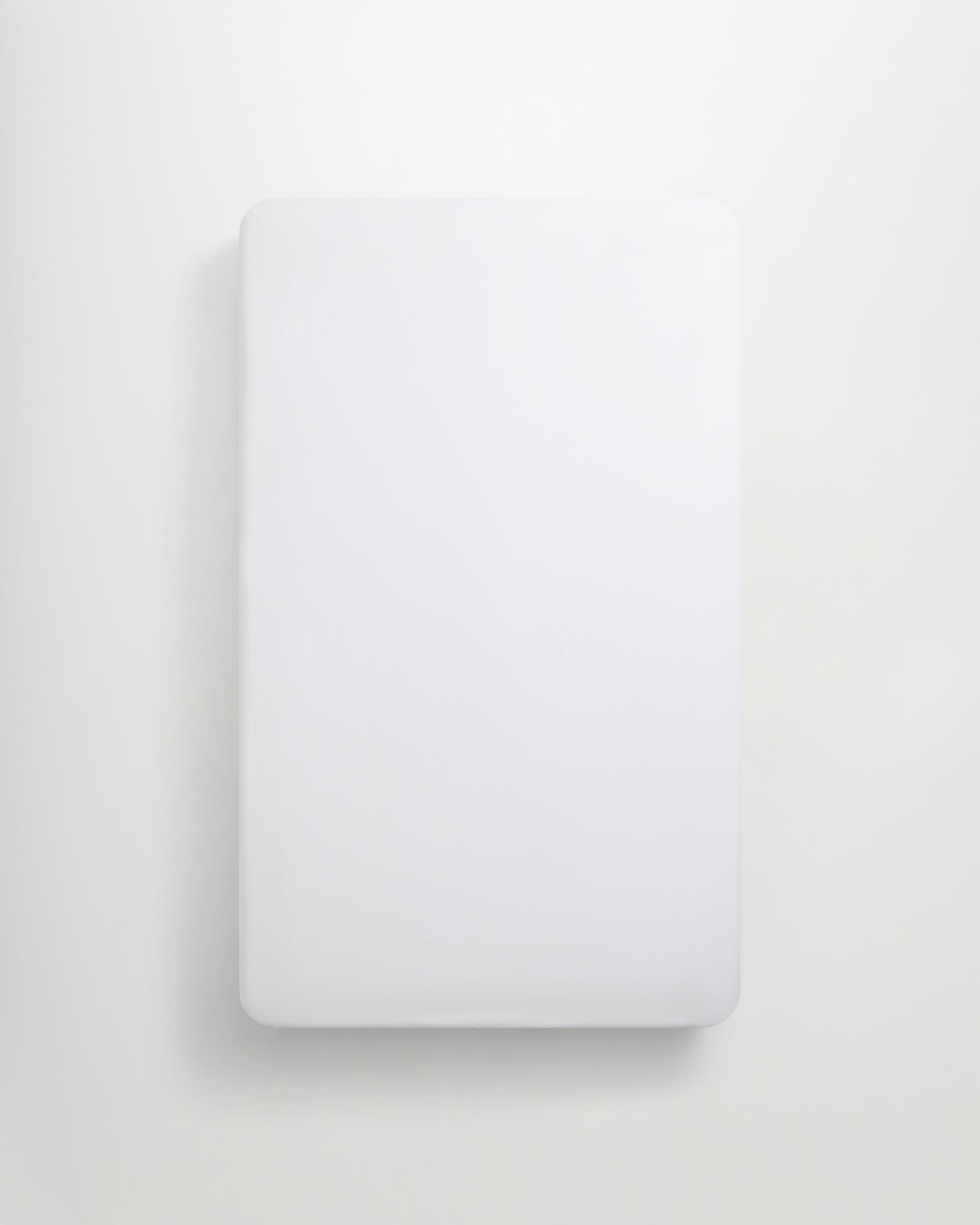 Mother fitted sheet | White Poplin