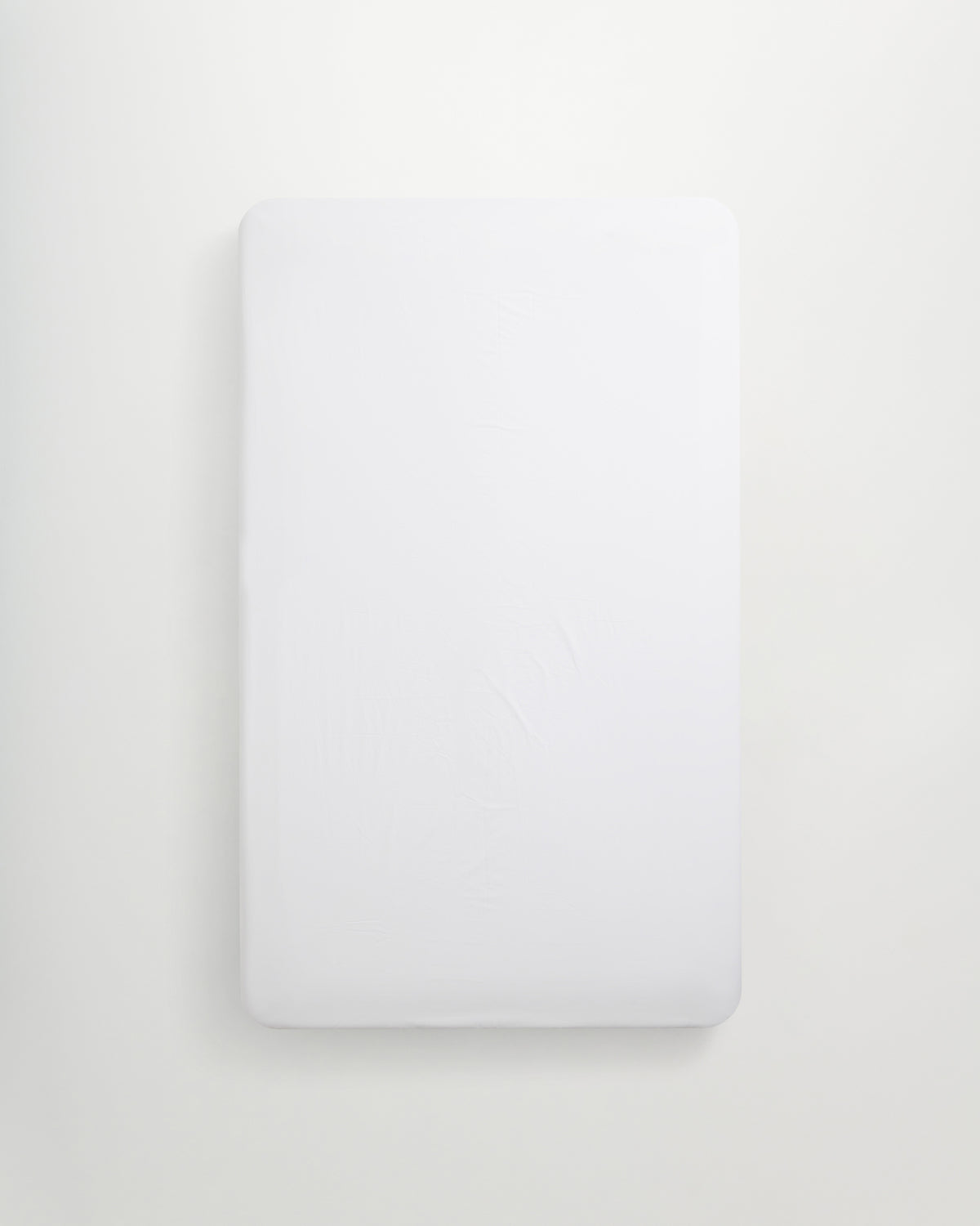 Mother fitted sheet | White Sateen