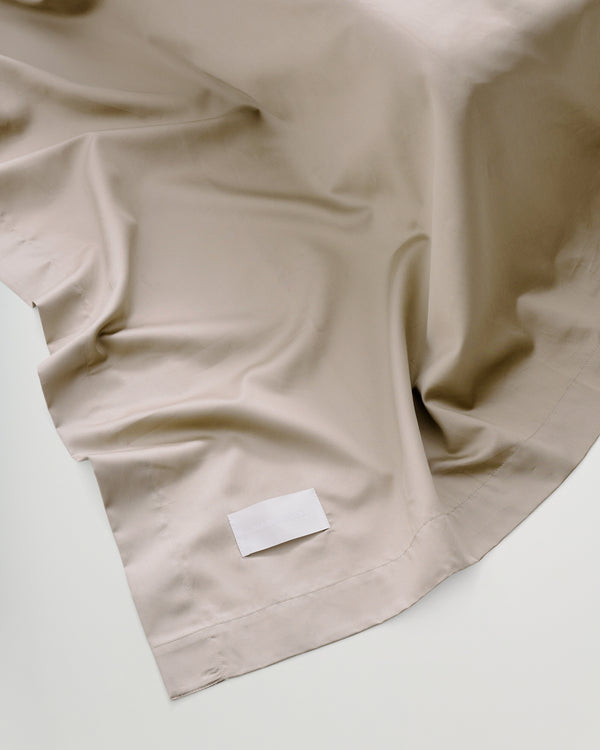 Mother flat sheet | Clay Sateen