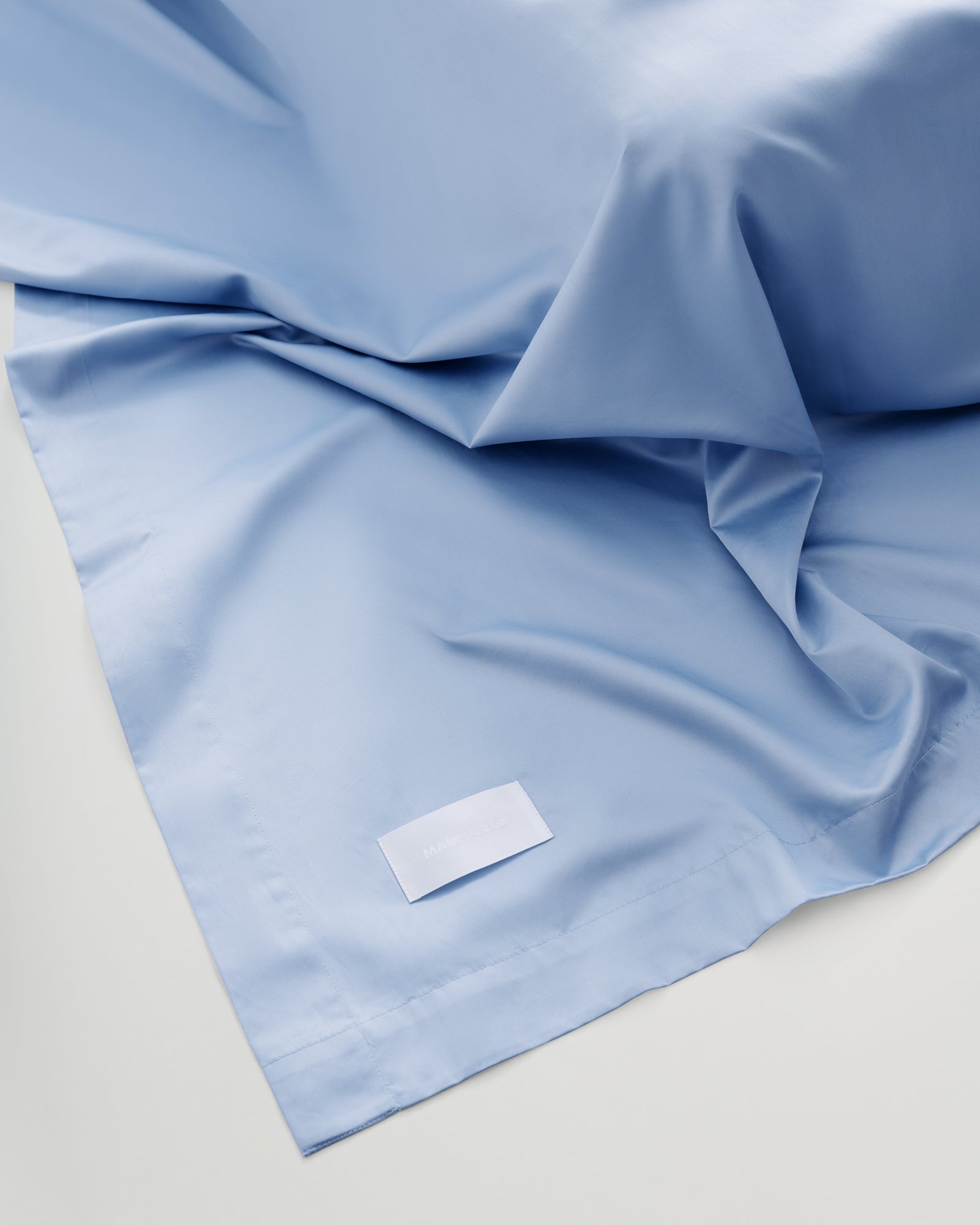 Mother flat sheet | Haze blue Sateen