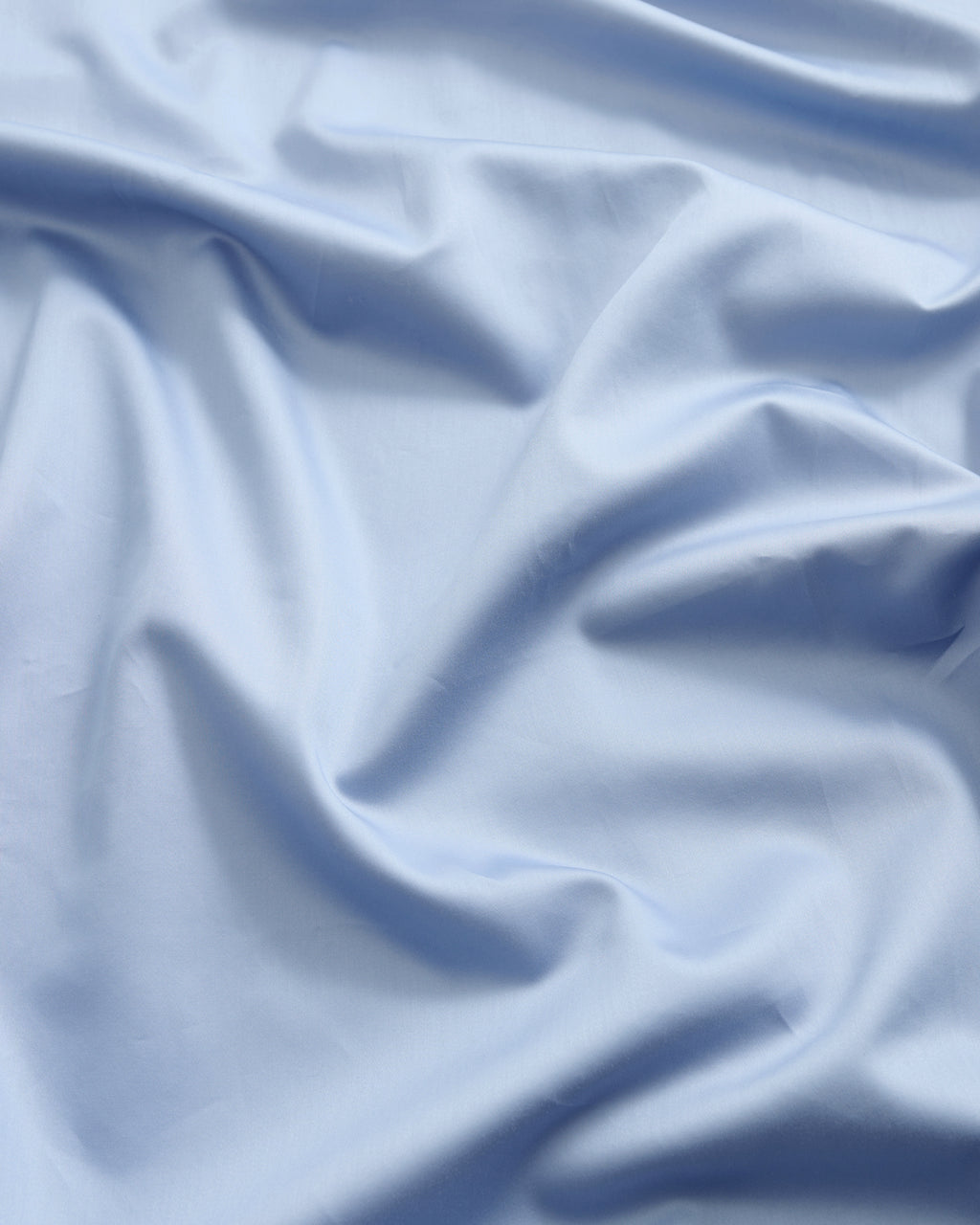Mother fitted sheet | Haze blue Sateen