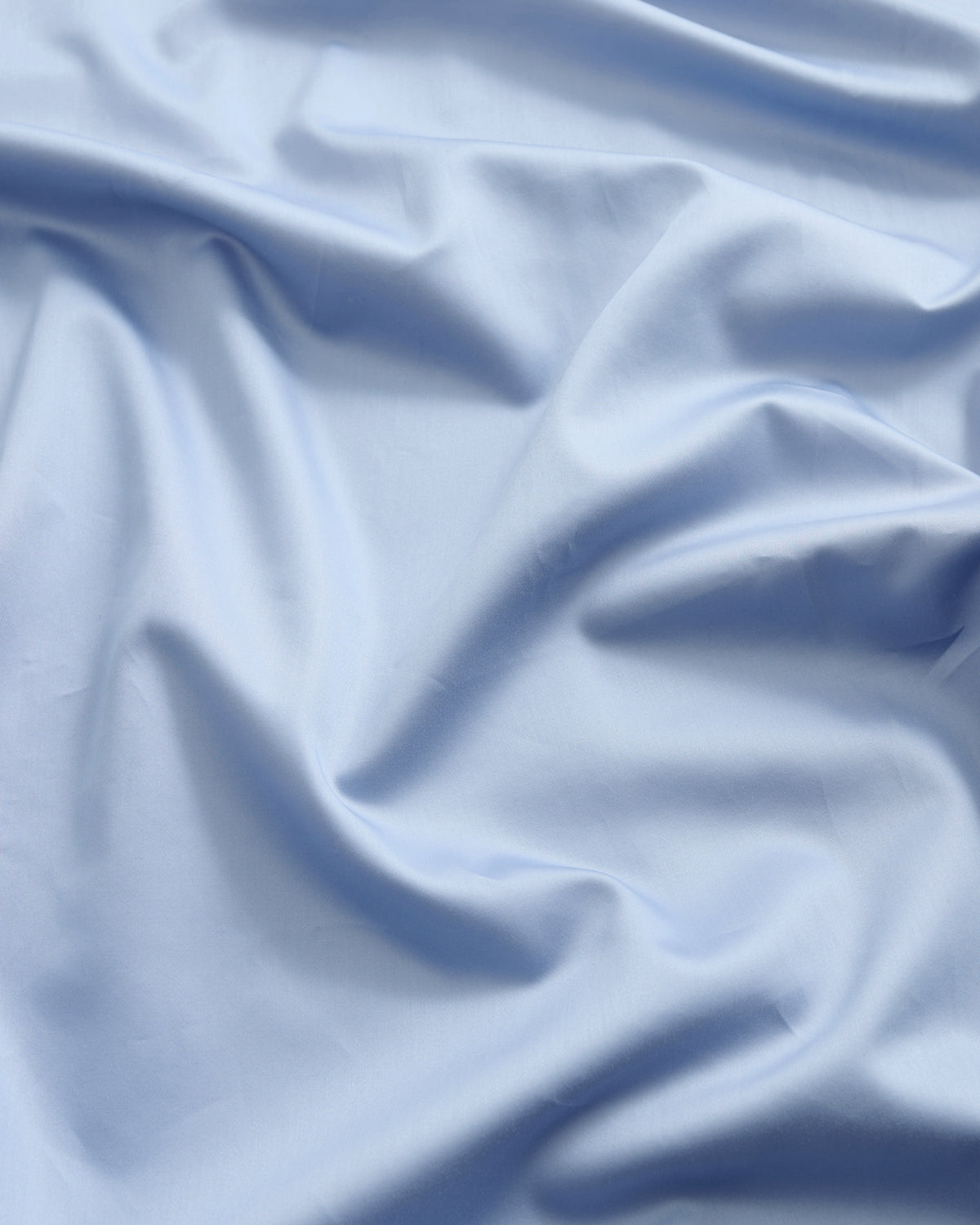 Mother fitted sheet | Haze blue Sateen