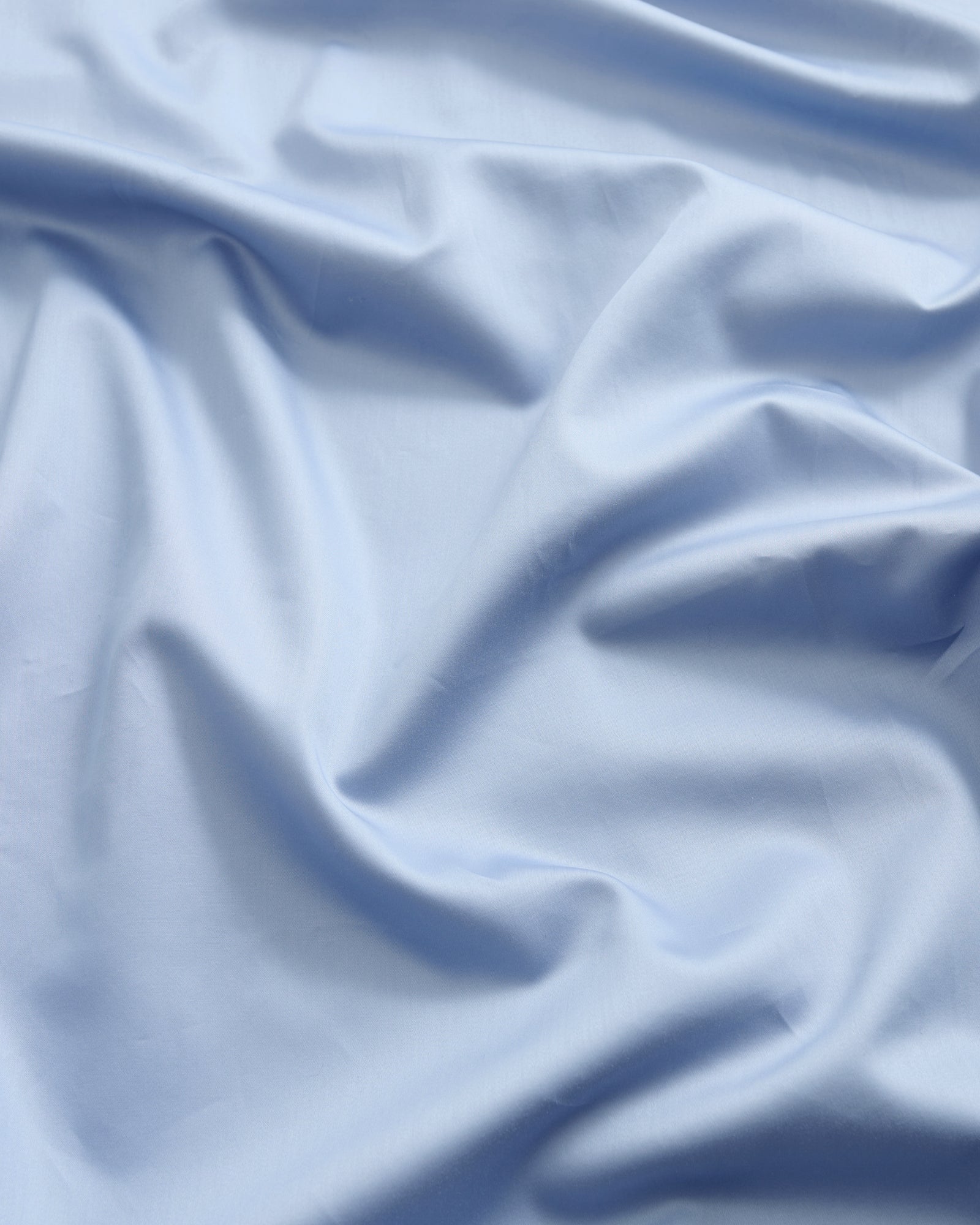 Mother fitted sheet | Haze blue Sateen