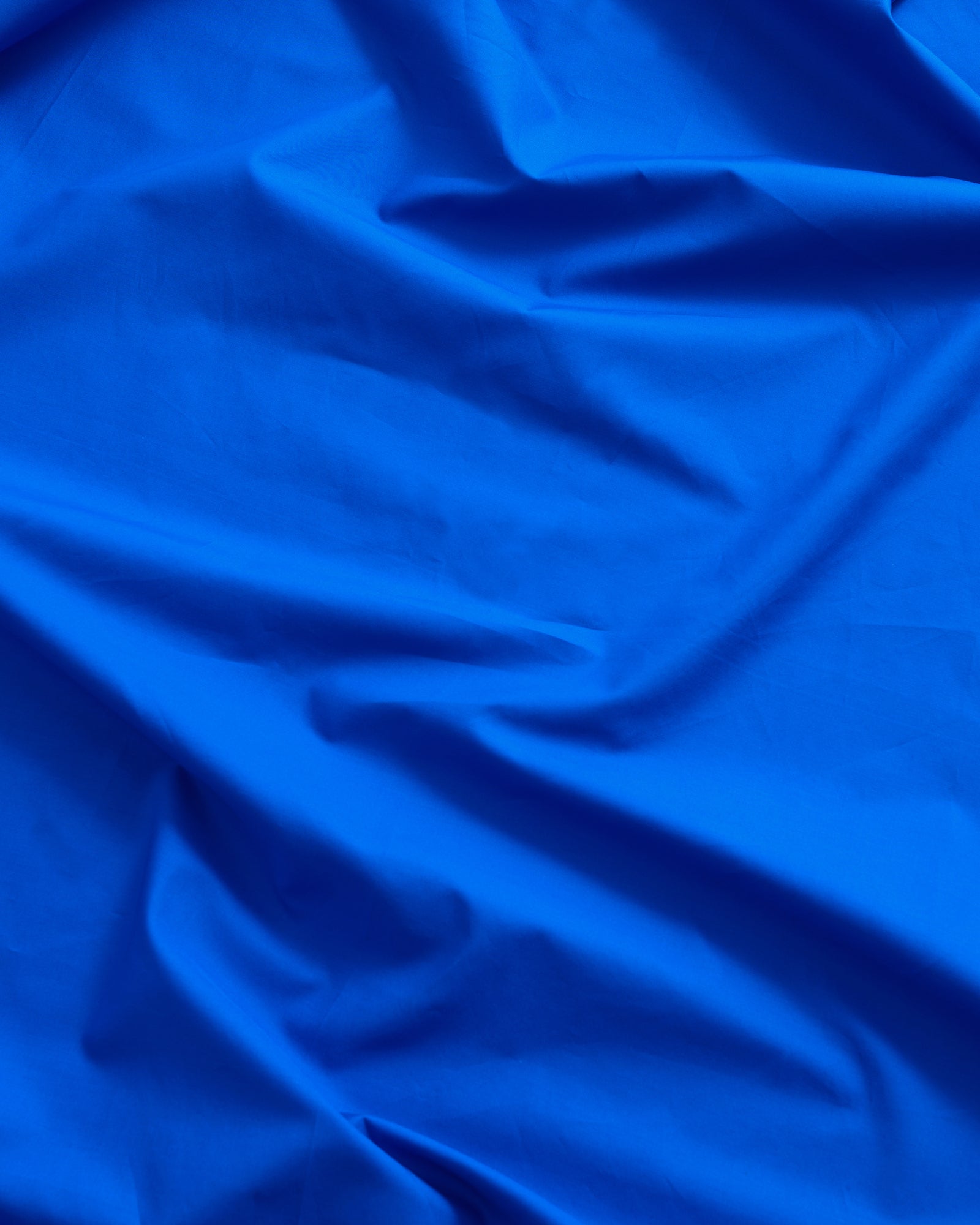 Mother flat sheet | Italian blue Poplin