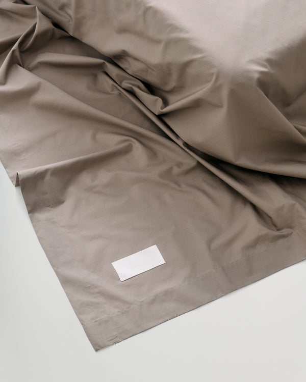 Mother flat sheet | Mud Poplin