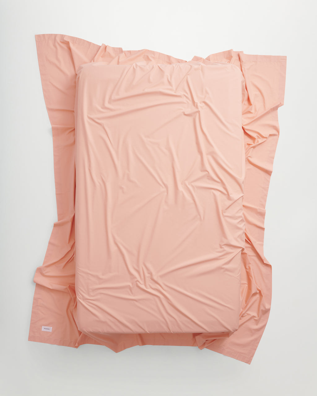 Mother flat sheet | Peach Poplin