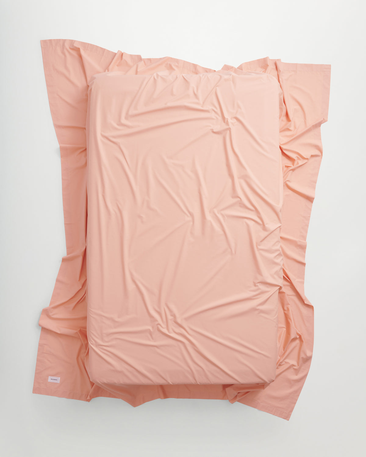 Mother flat sheet | Peach Poplin