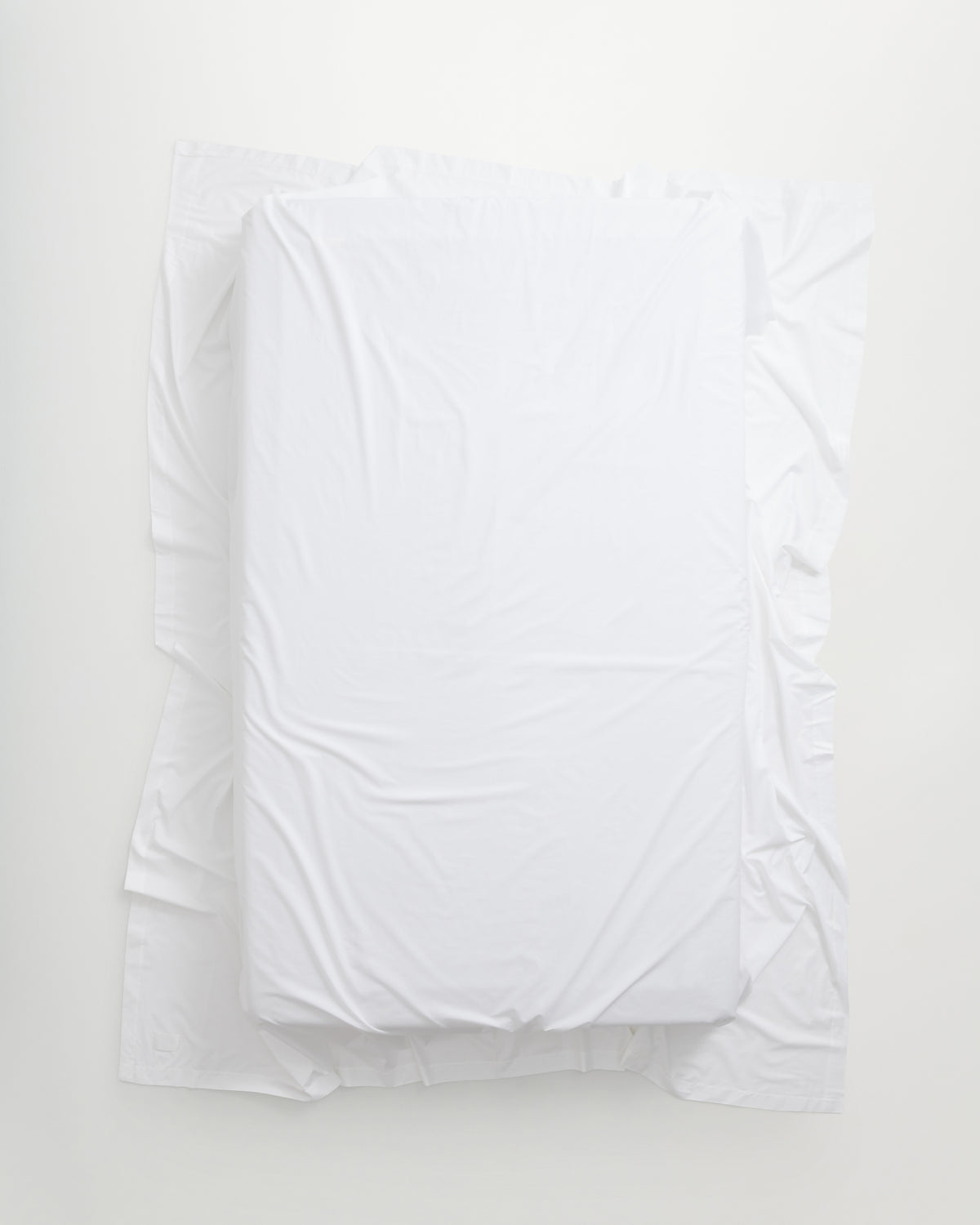 Mother flat sheet | White Poplin