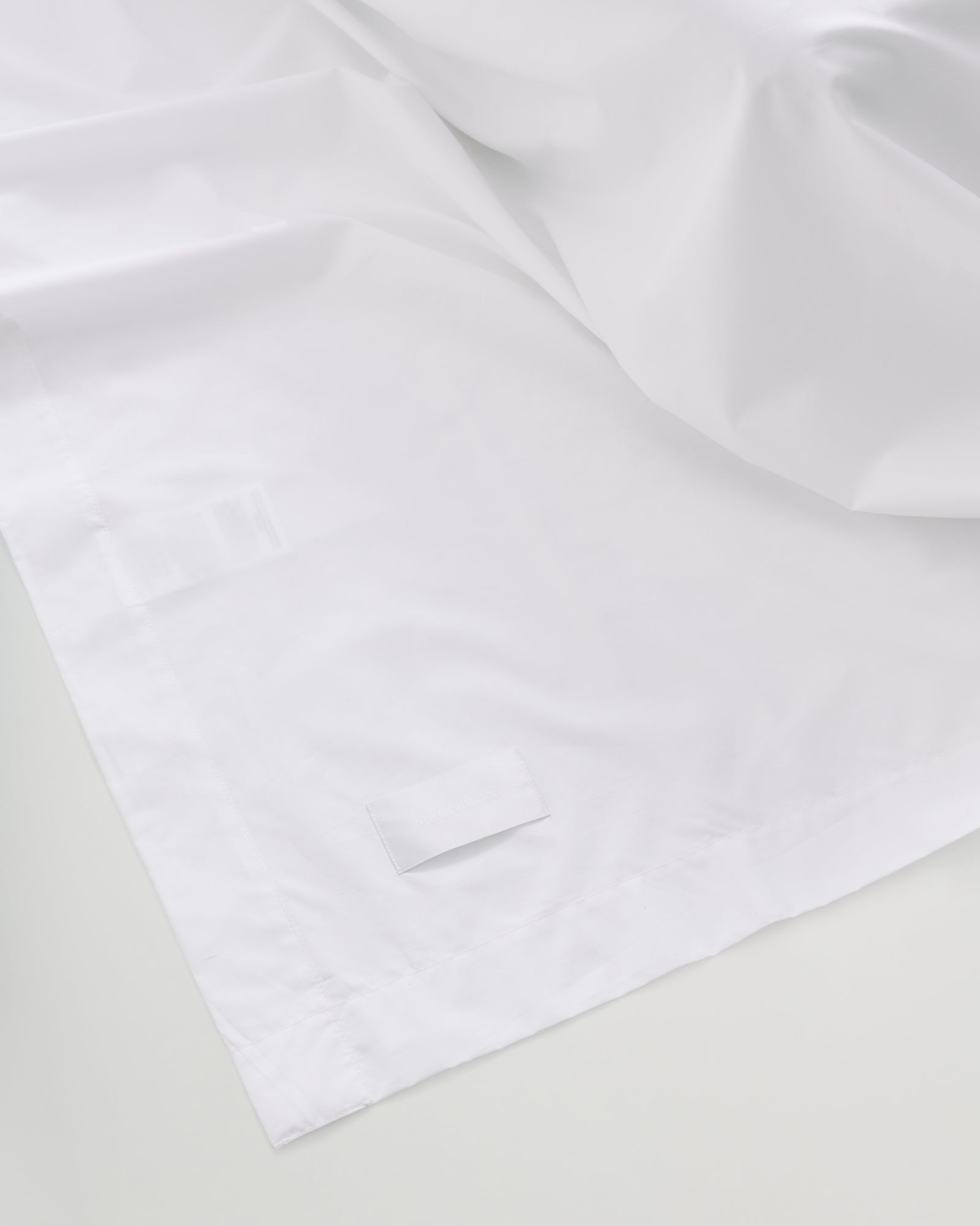 Mother flat sheet | White Poplin