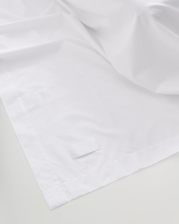 Mother flat sheet | White Poplin