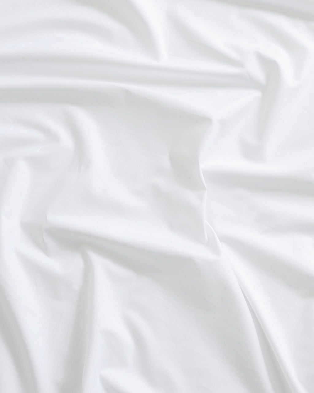 Mother fitted sheet | White Poplin