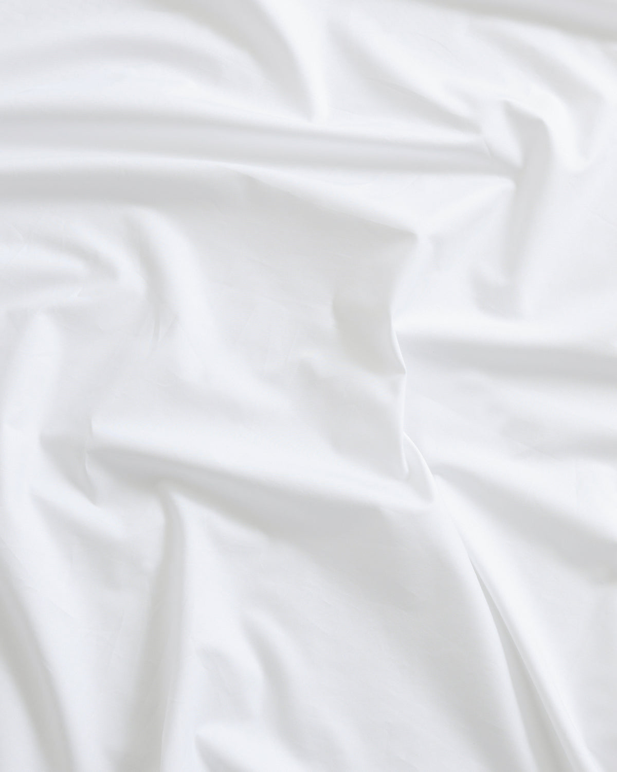 Mother fitted sheet | White Poplin