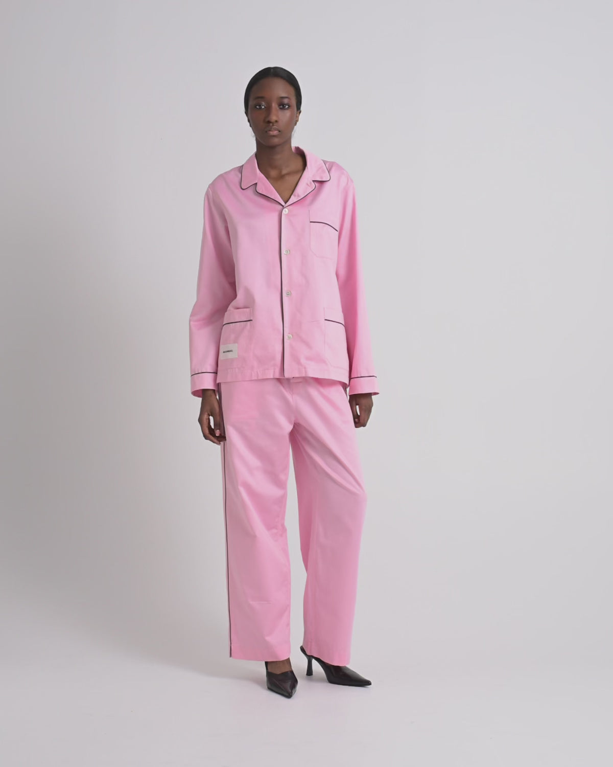 Sorbetto shirt | Blossom pink Sateen