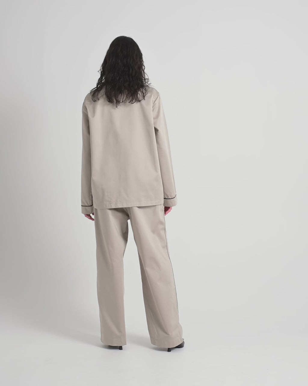 Sorbetto pants | Clay Sateen