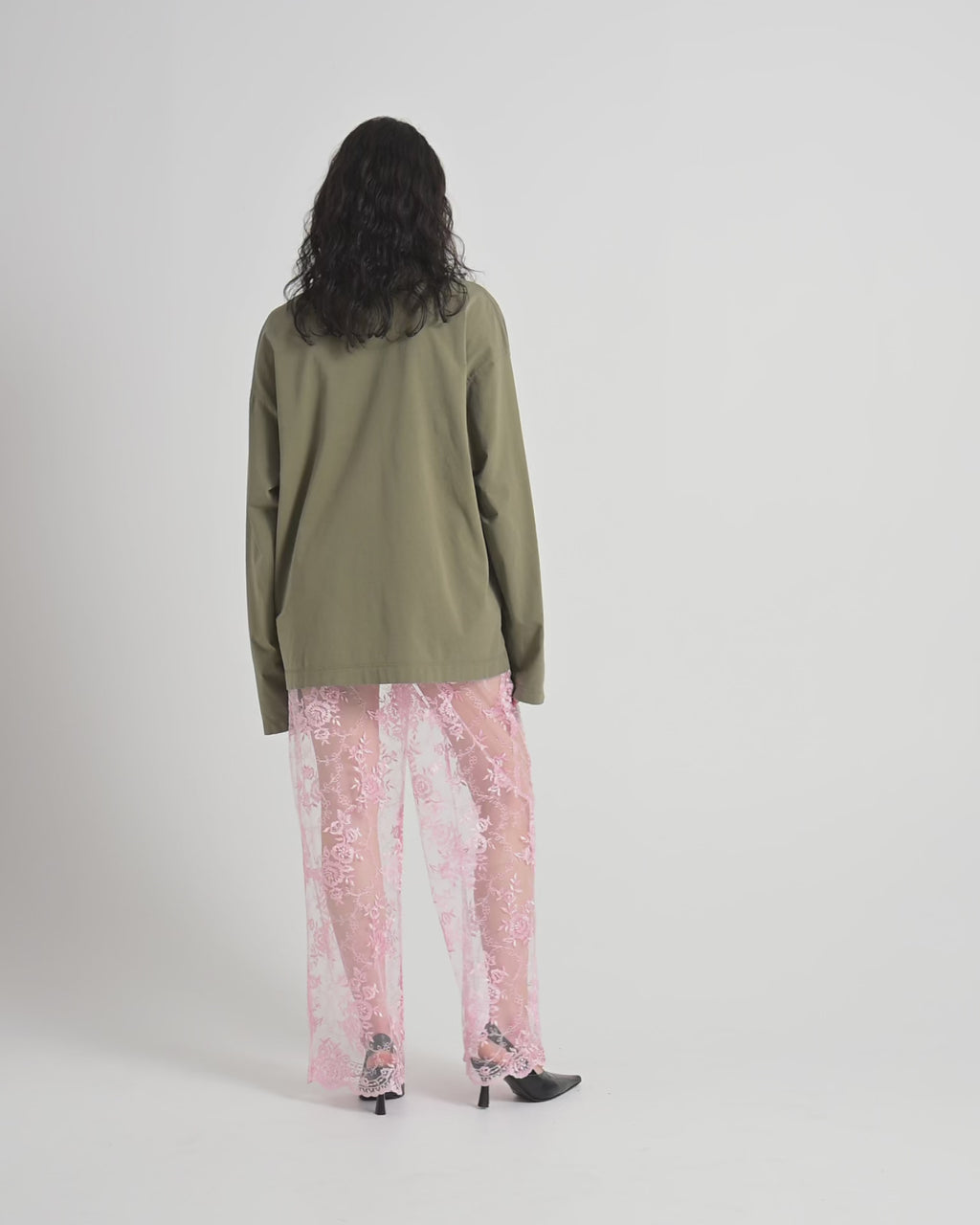 Rose pants | Pink Lace