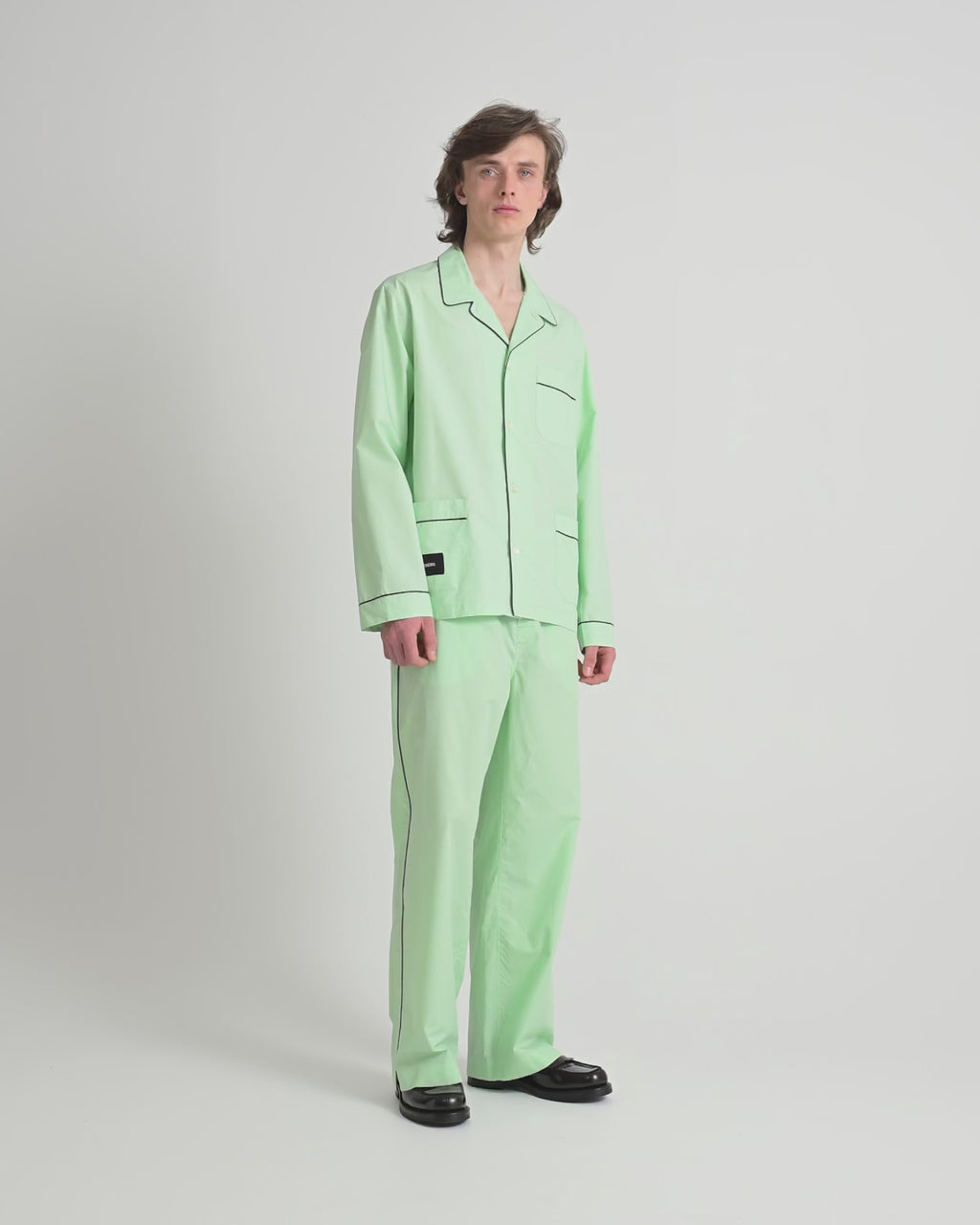 Dolce pants | Pale green Poplin