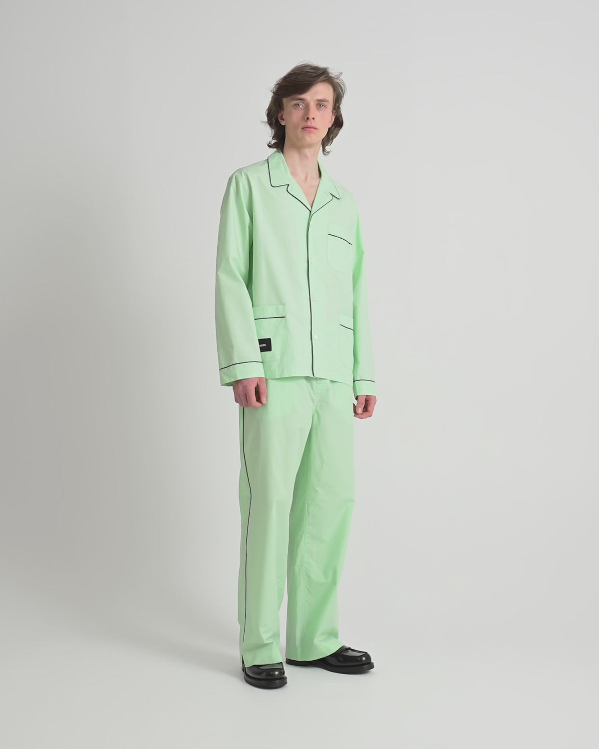 Dolce pants | Pale green Poplin