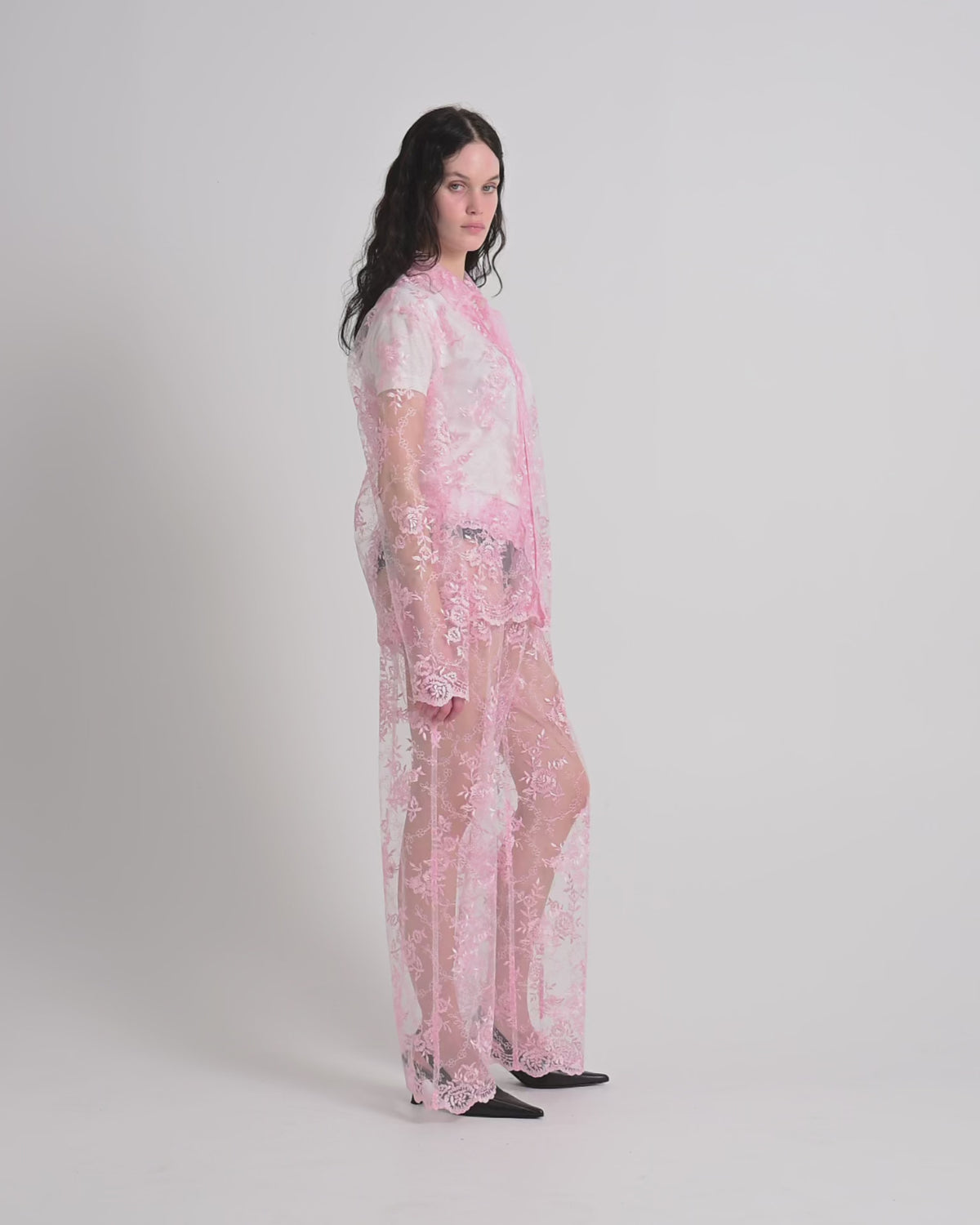 Rose shirt | Pink Lace