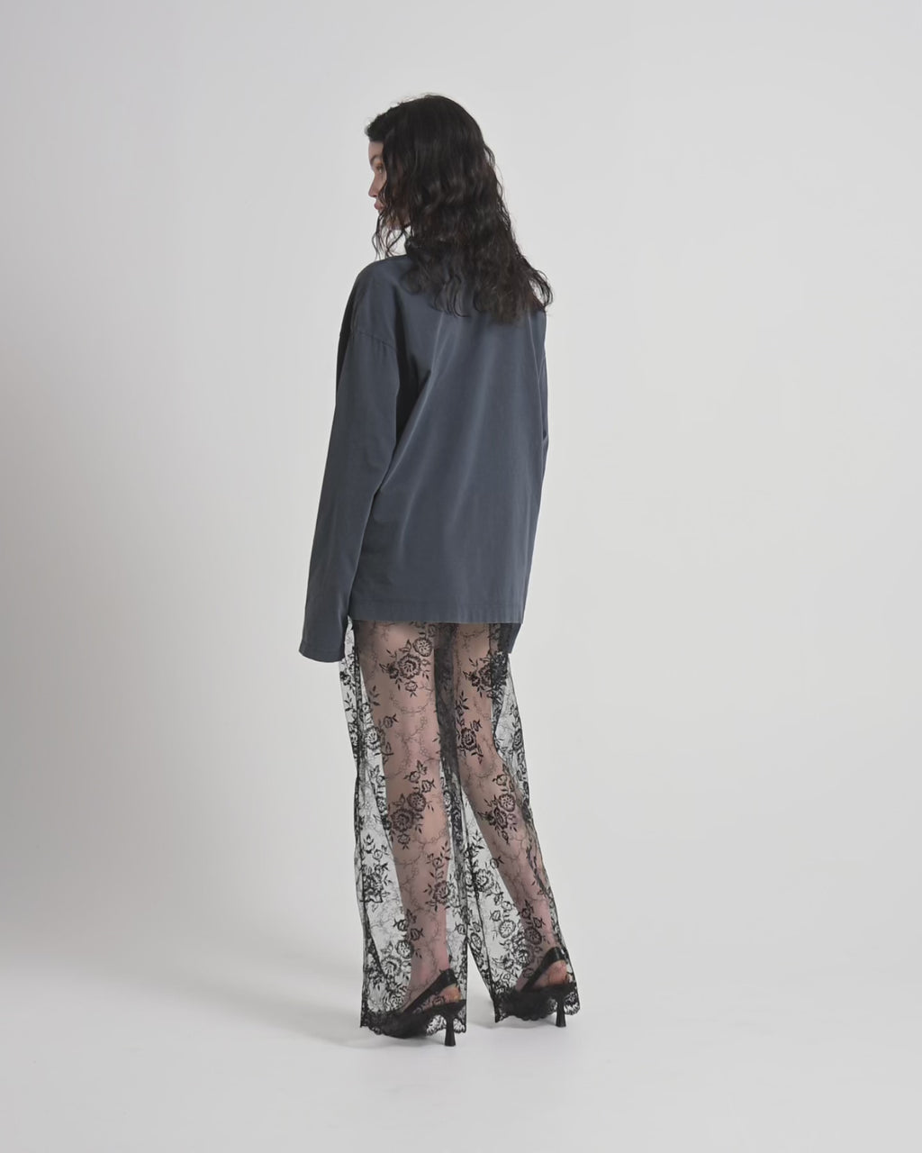 Rose pants | Black Lace