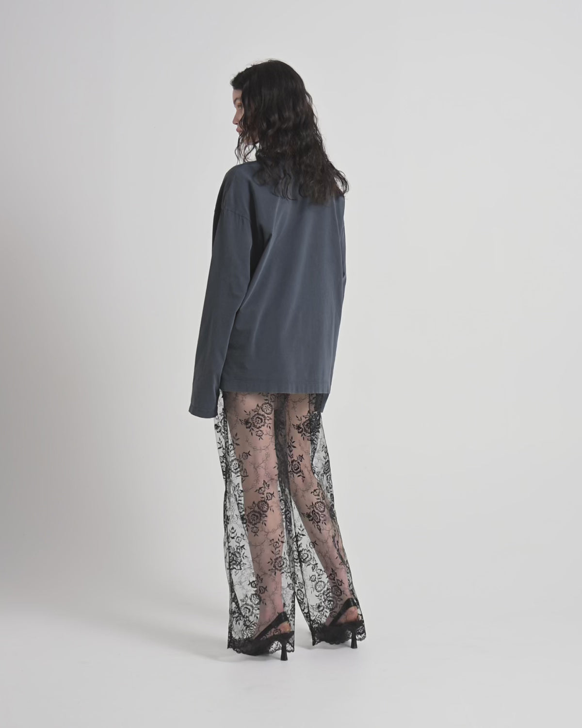 Rose pants | Black Lace