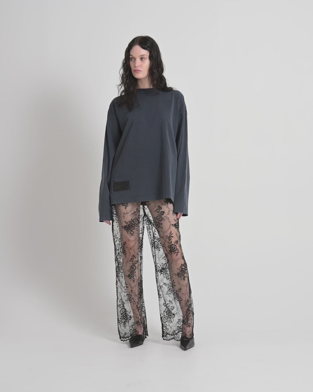 Rose pants | Black Lace