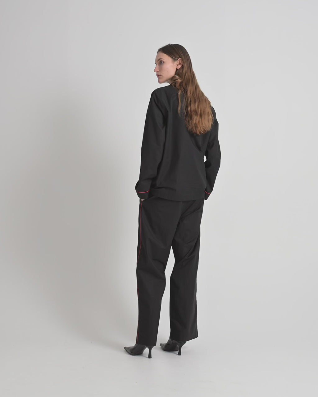 Dolce pants | Black Poplin