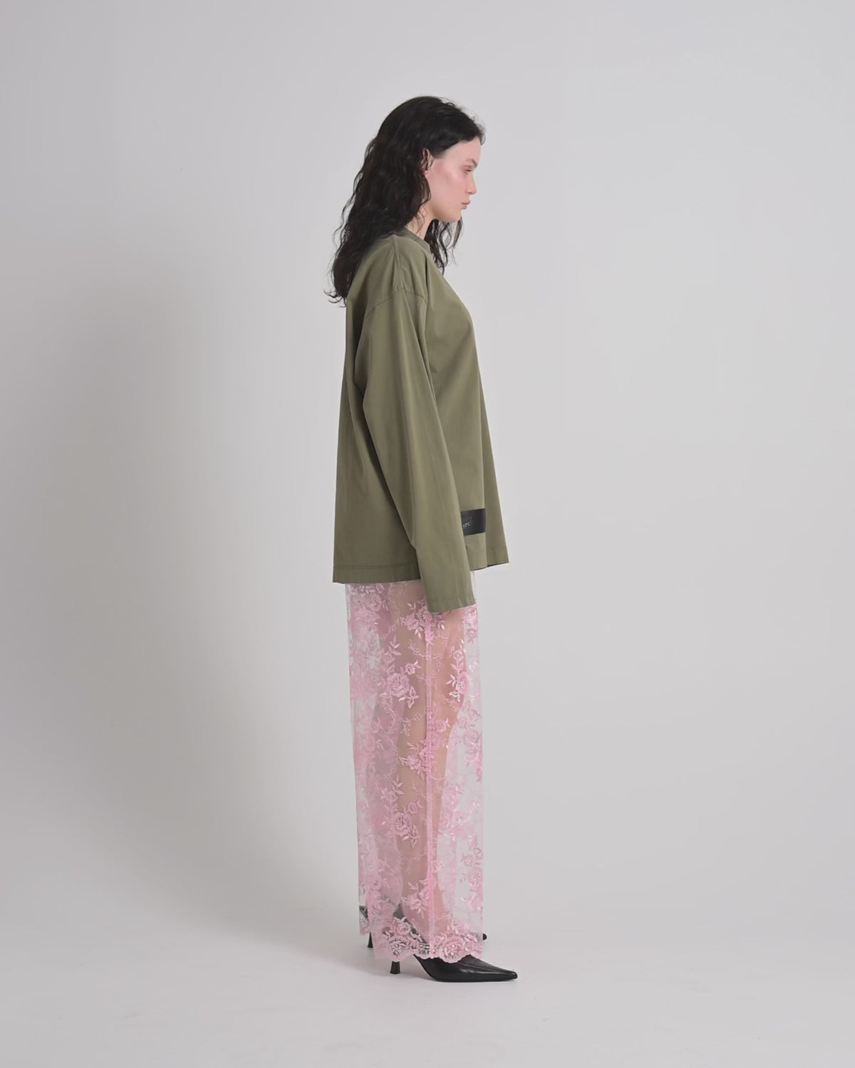Rose pants | Pink Lace
