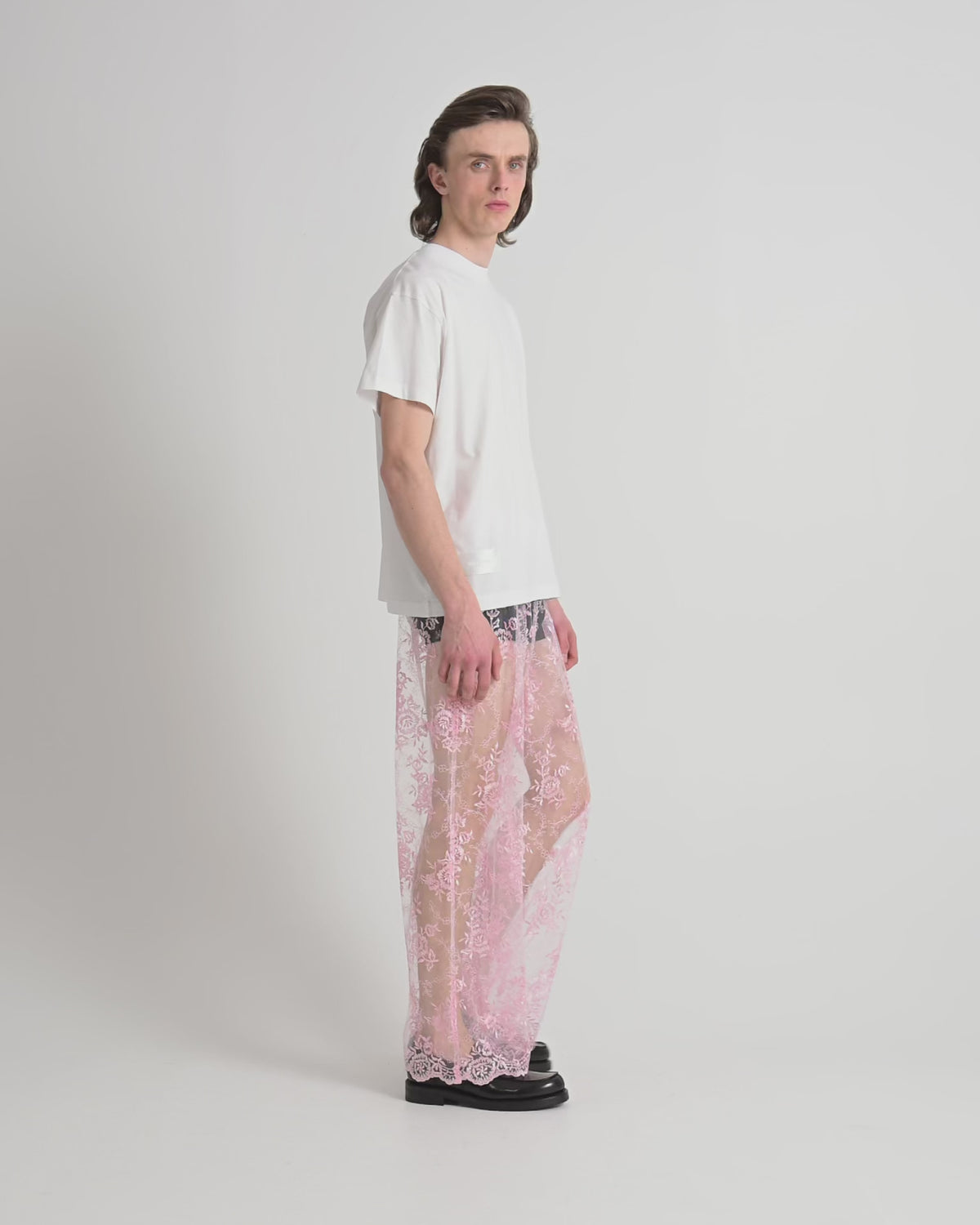 Rose pants | Pink Lace