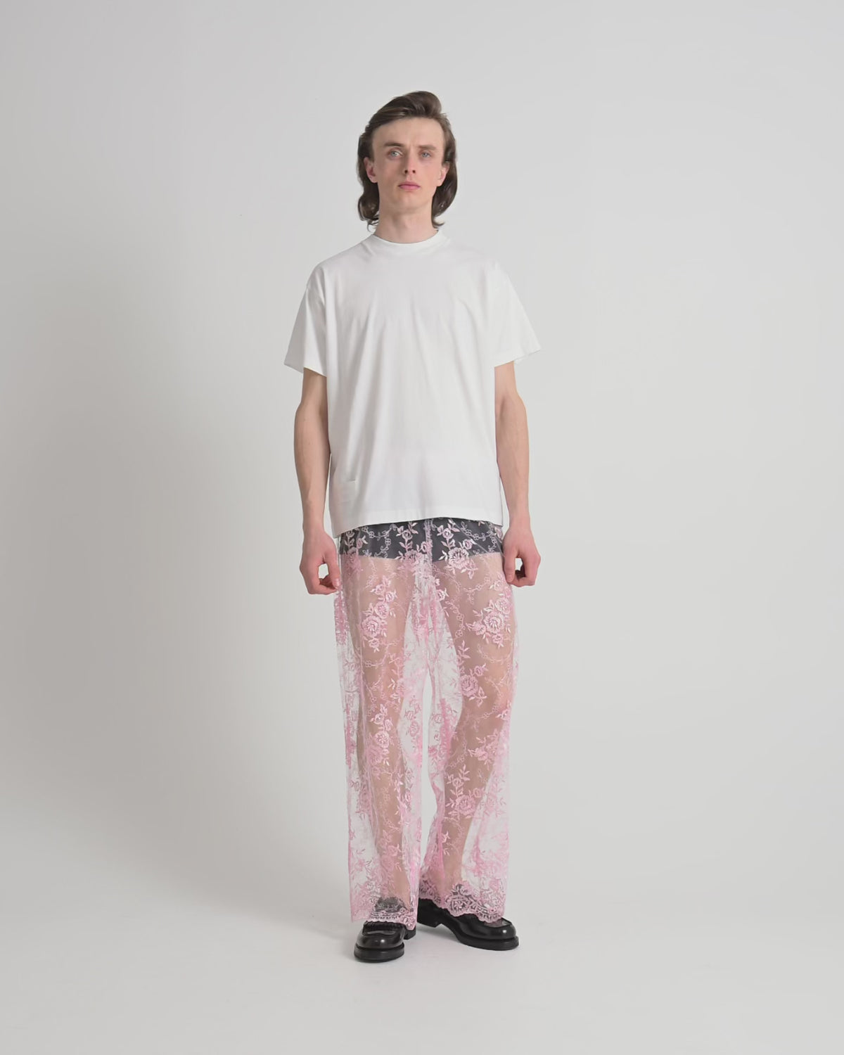 Rose pants | Pink Lace