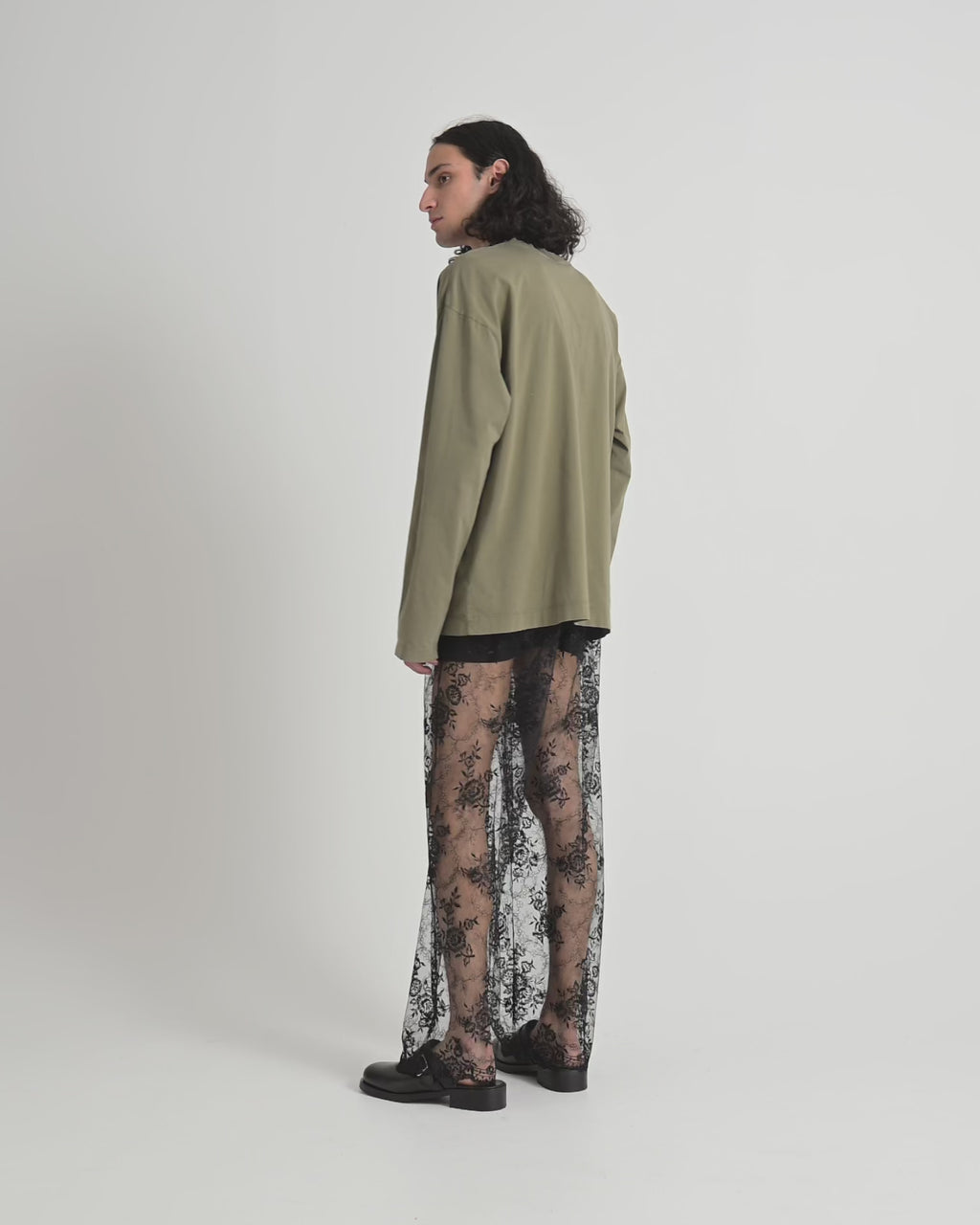 Rose pants | Black Lace