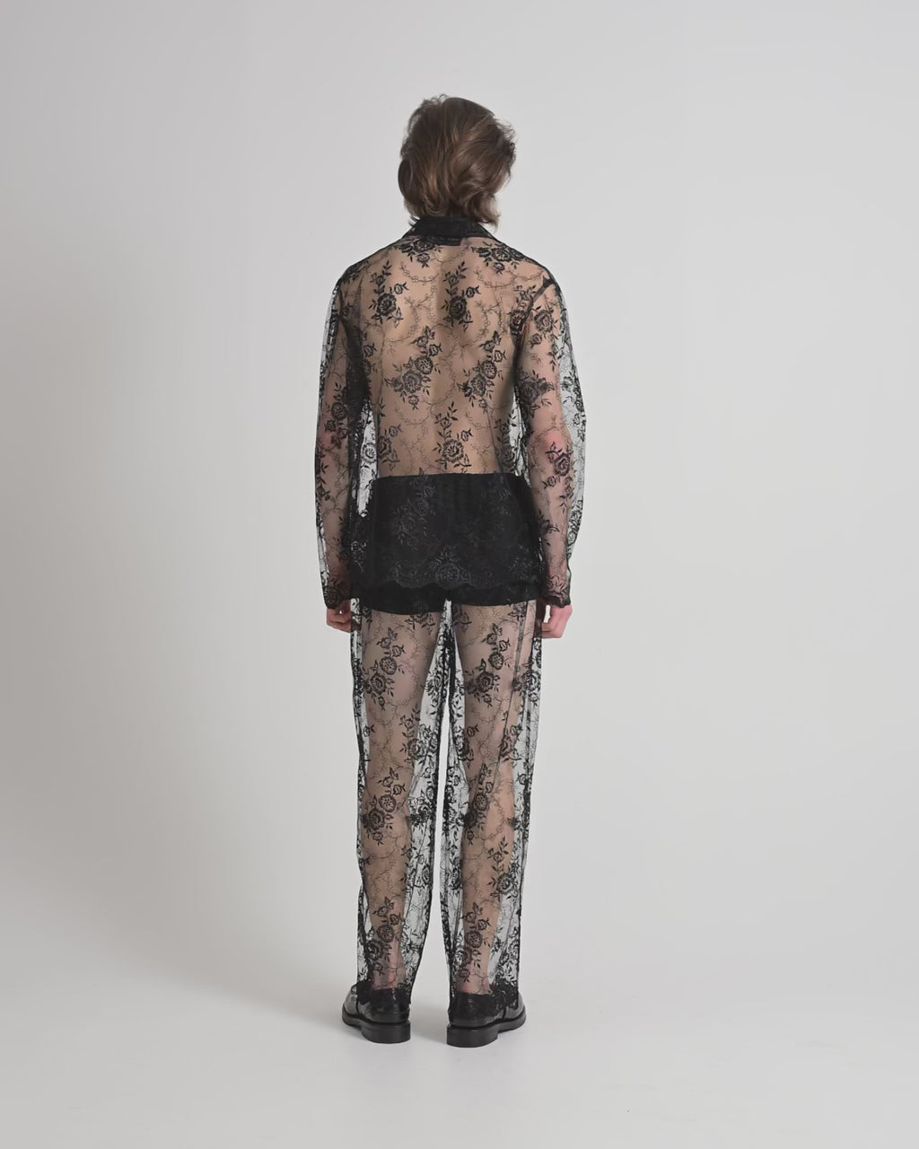 Rose shirt | Black Lace