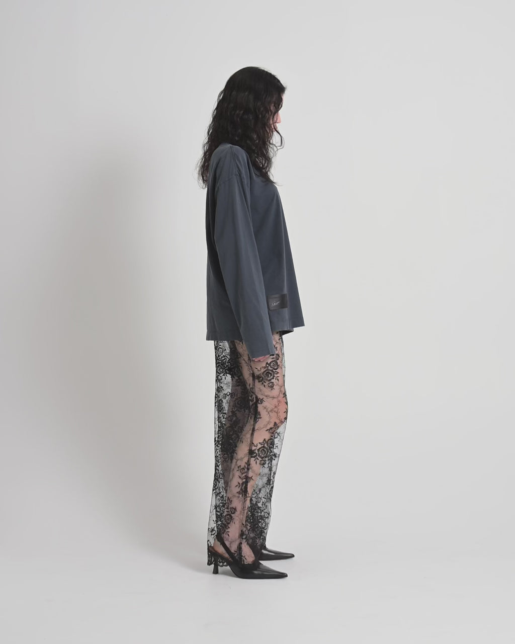 Rose pants | Black Lace