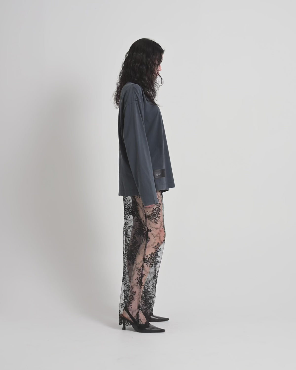 Rose pants | Black Lace