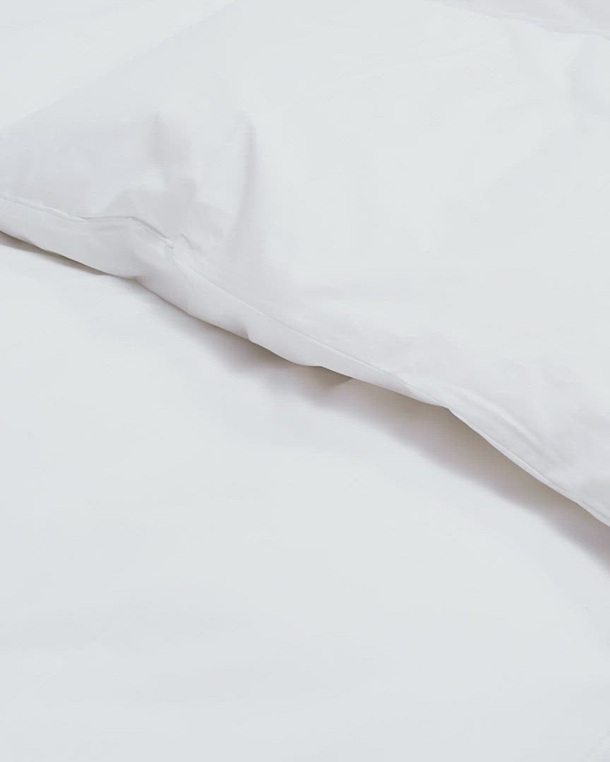 Mother duvet cover | White Poplin