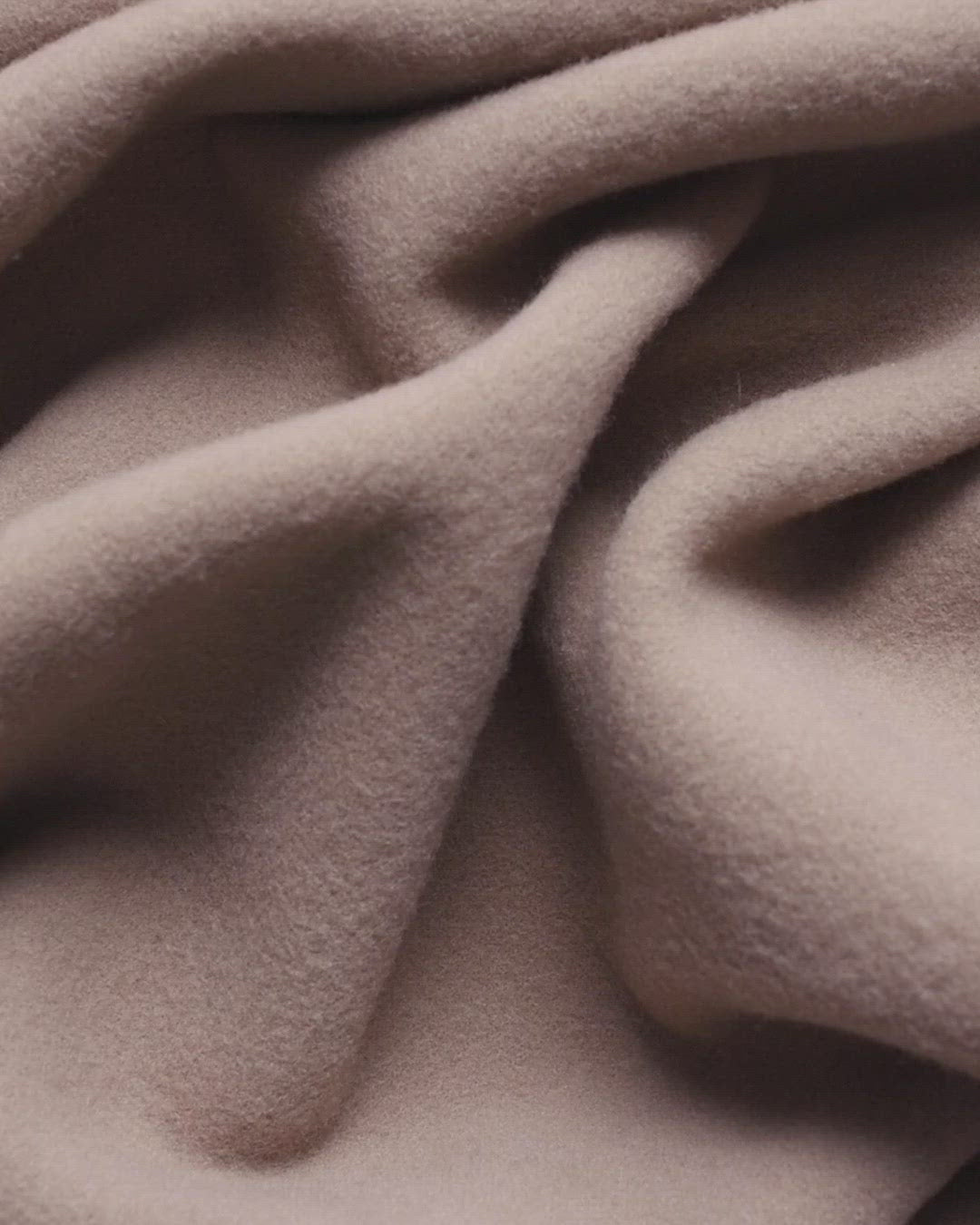 Bold blanket | Mushroom Virgin wool